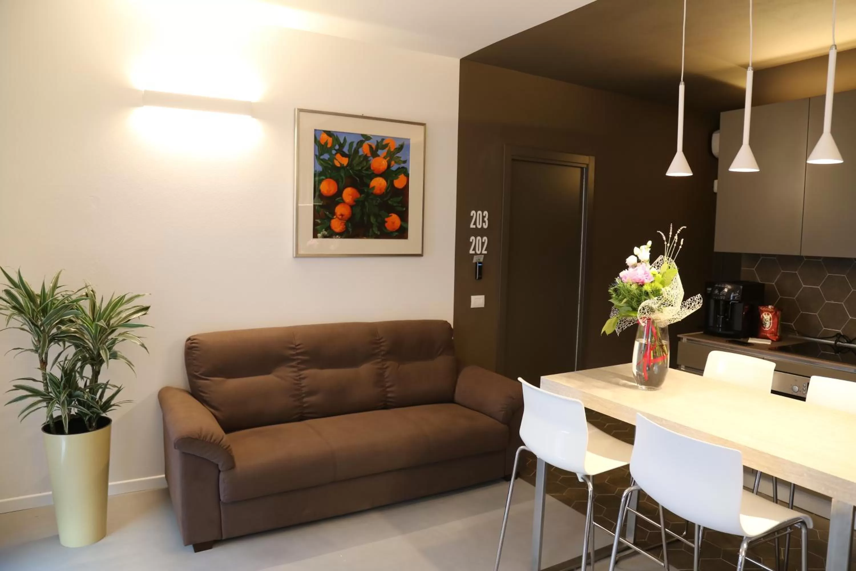 Communal lounge/ TV room in Casa Ercoli B&B