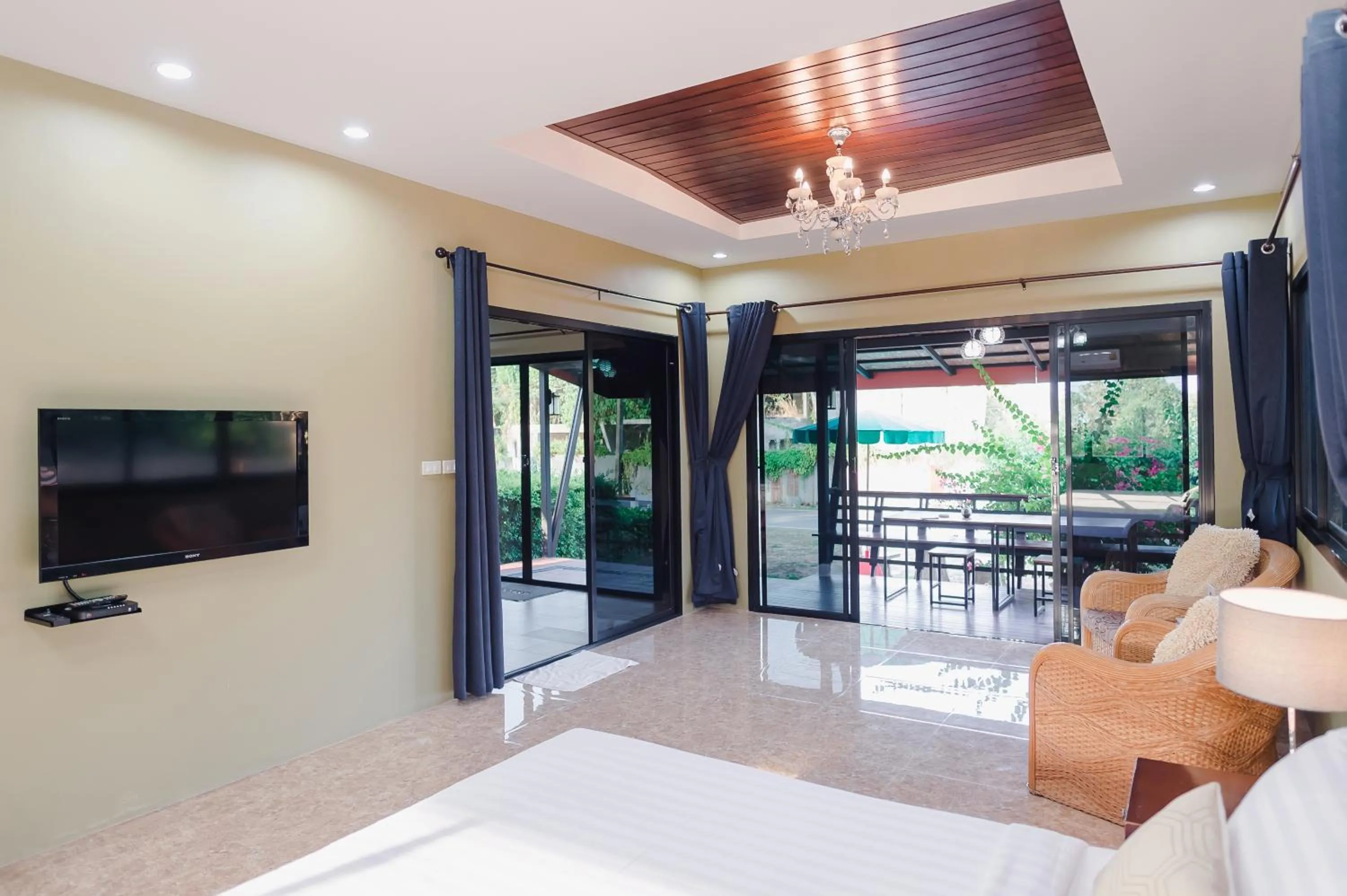 Property building, Bed in Siray Green Resort