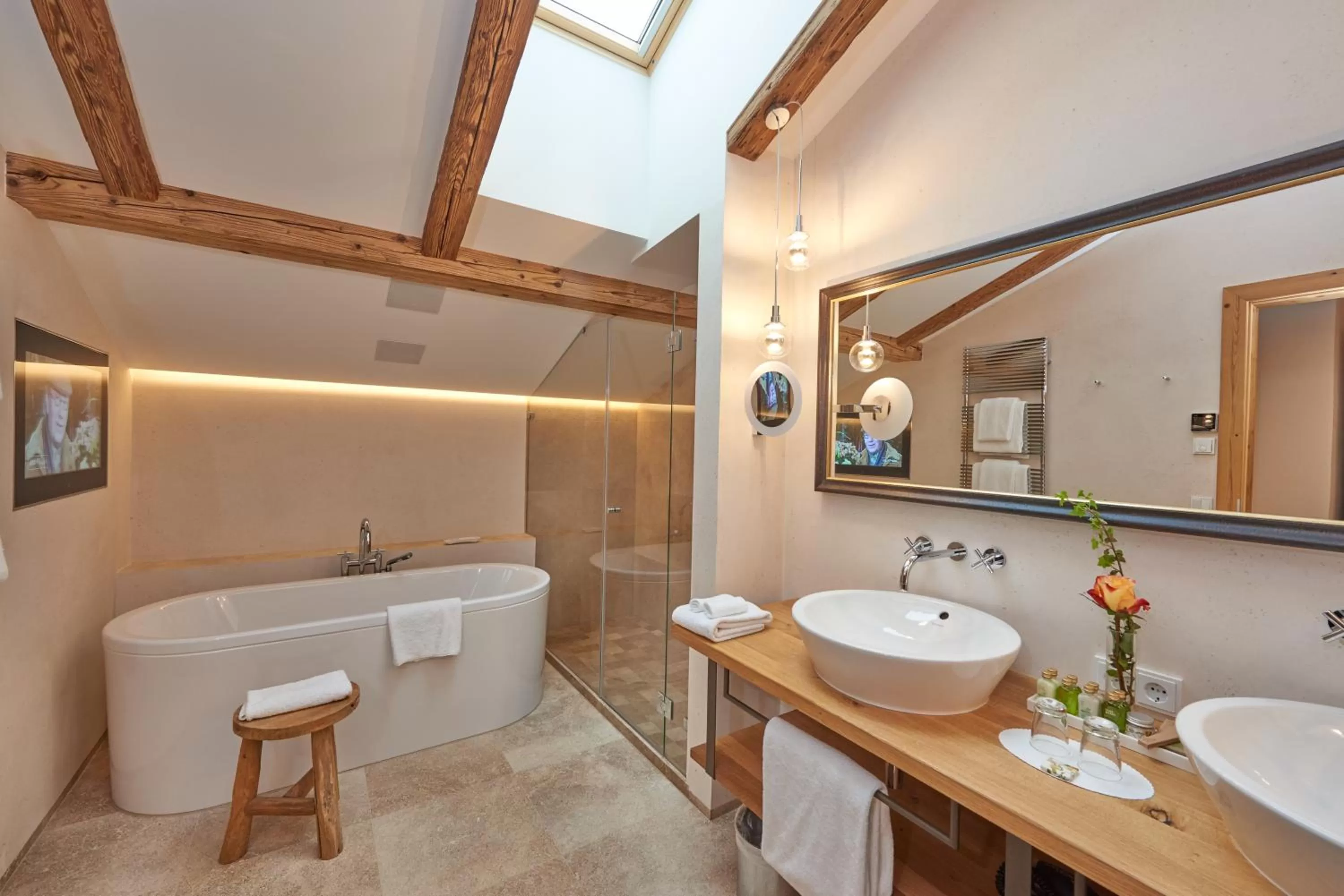 Bathroom in Das Achental Resort