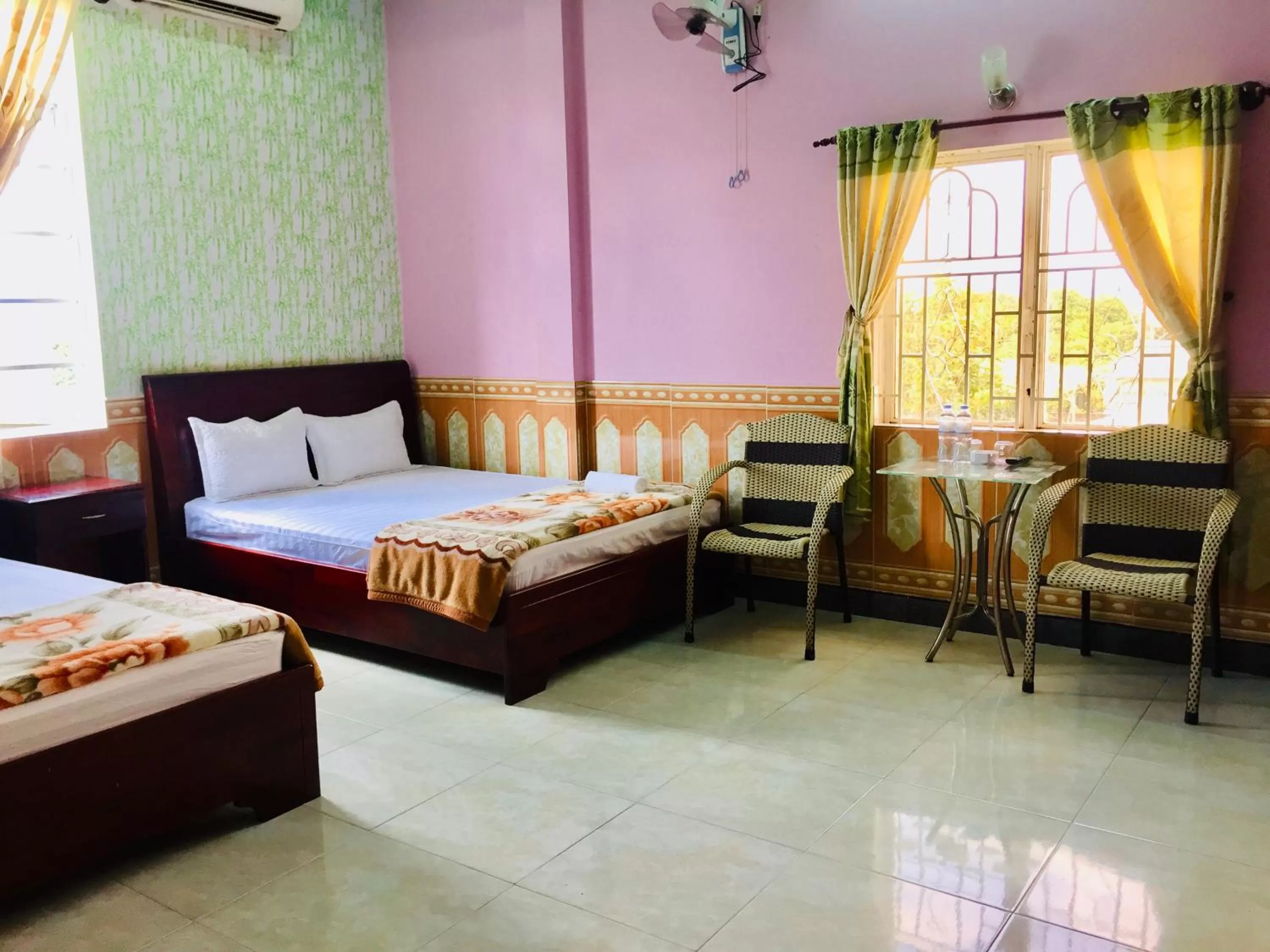 Bed in Tien Dat Motel