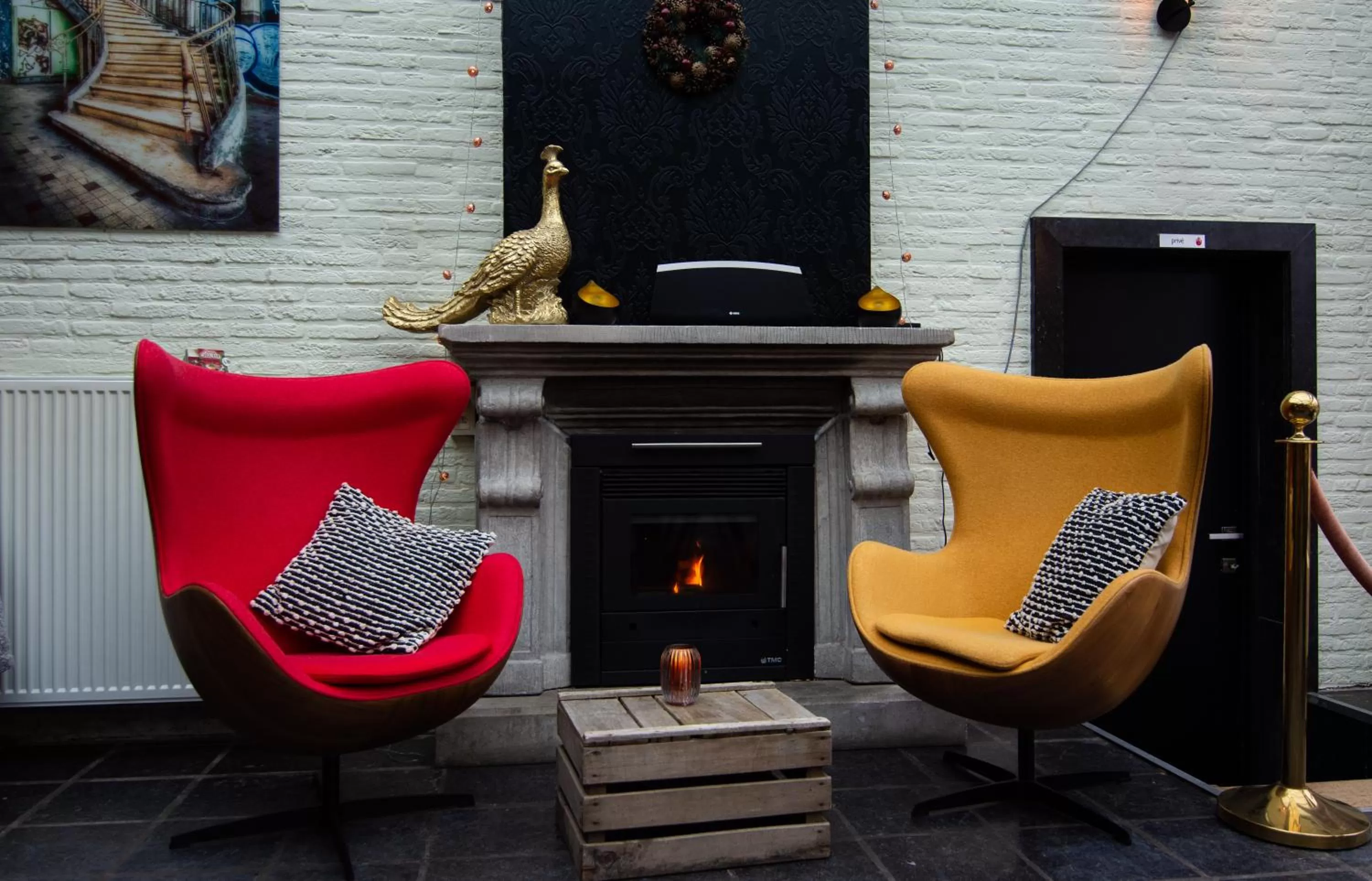 flat iron, Seating Area in Hotel De Klok