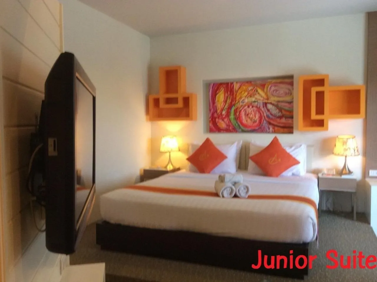 Bed in Ayara Grand Palace Hotel