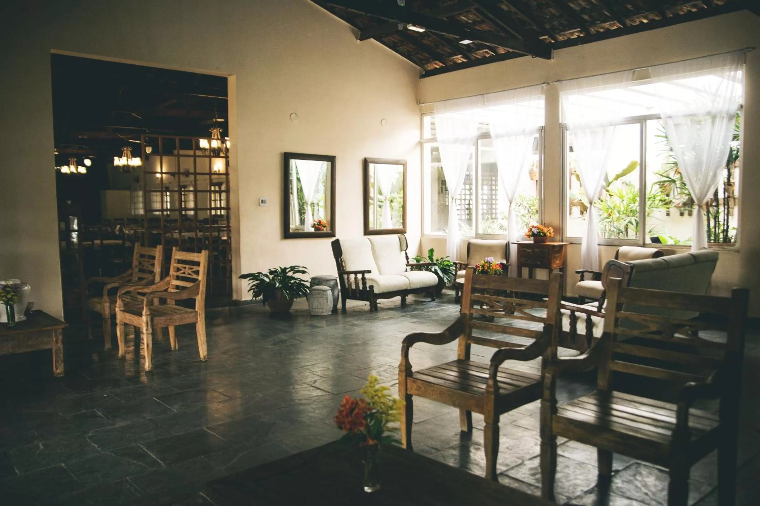 Lobby or reception in Pousada Flor da Serra
