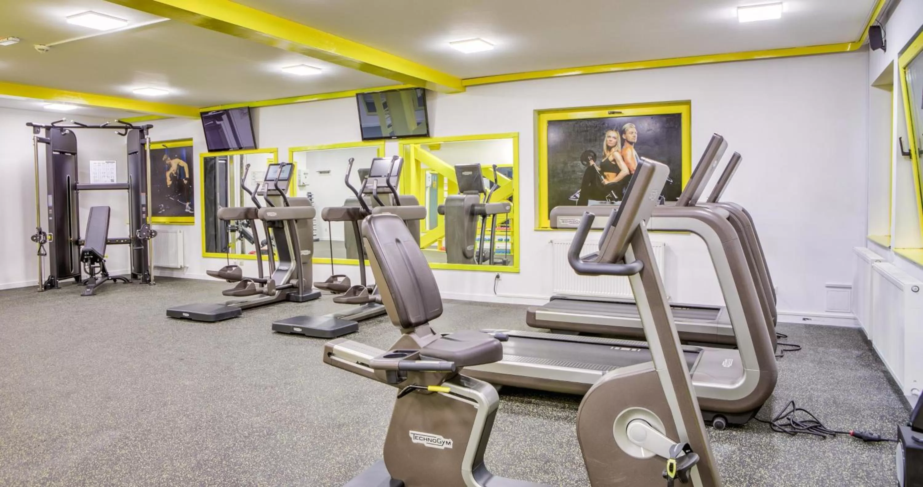 Fitness centre/facilities in Alpin Resort Hotel