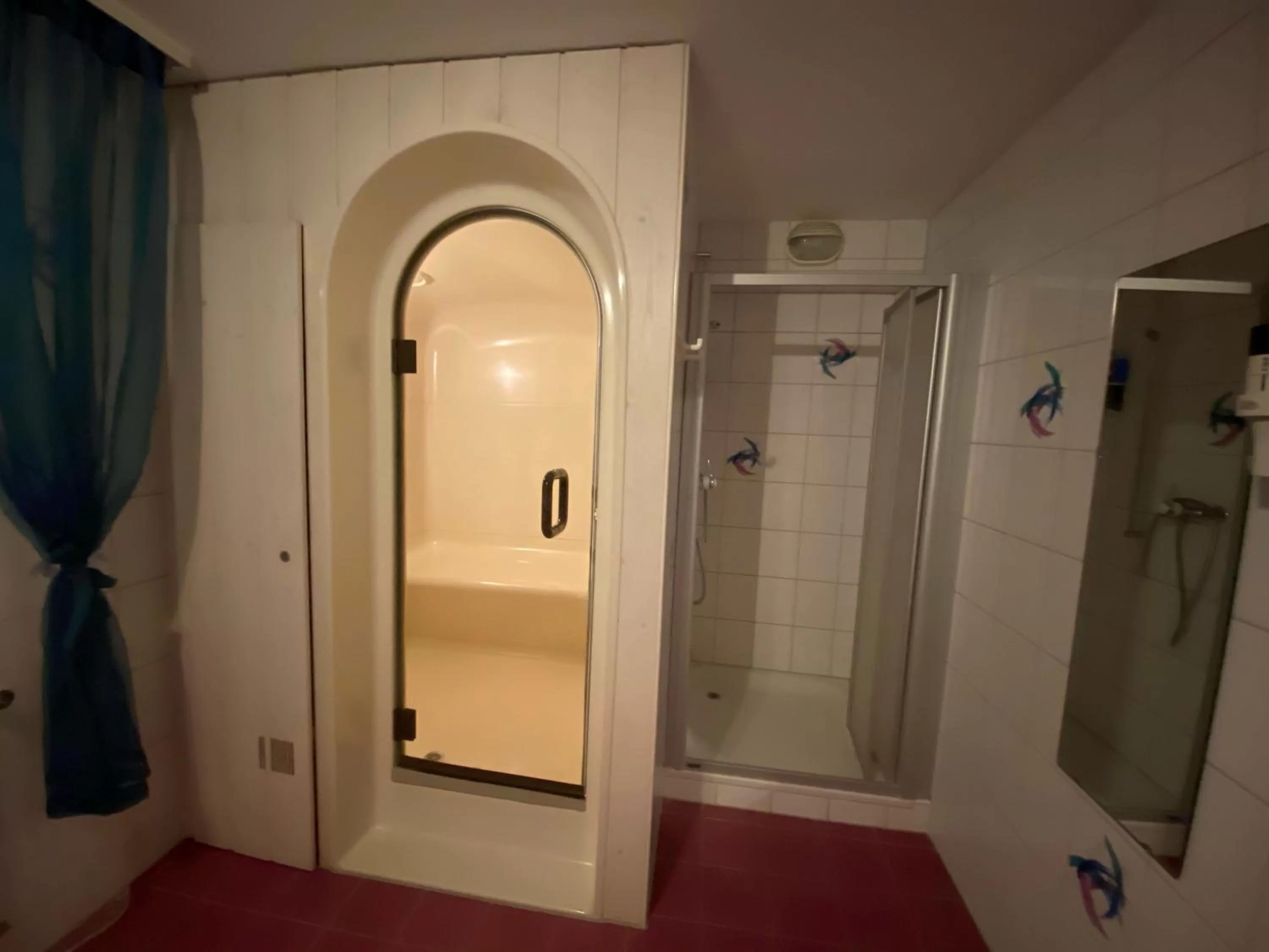 Steam room in Hotel Crystal