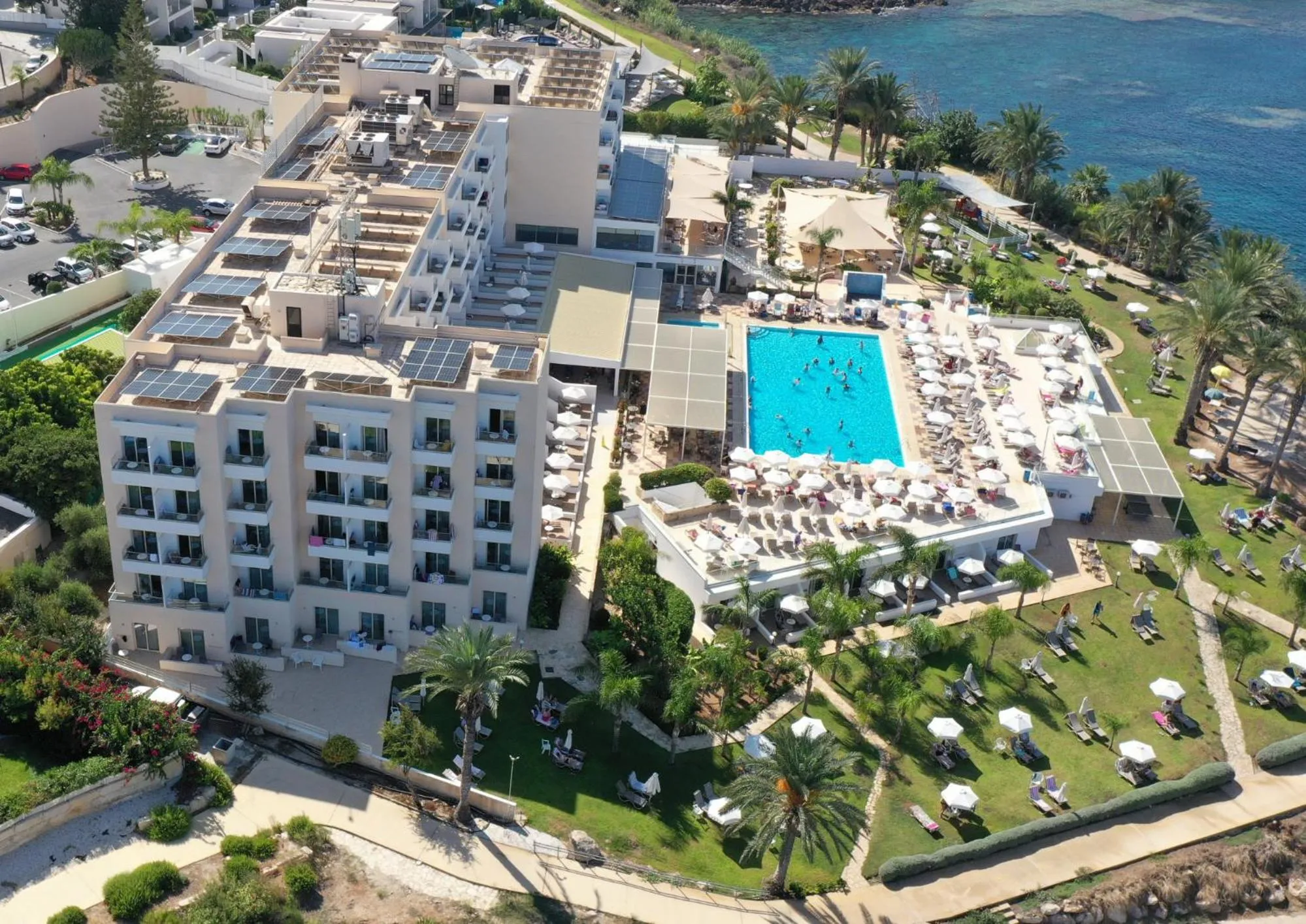 Property building in Queens Bay Hotel