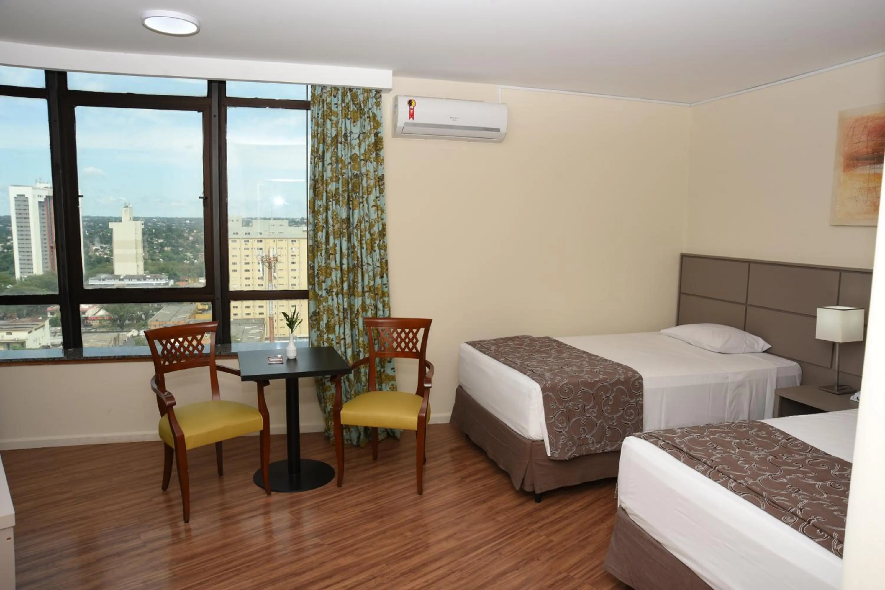 View (from property/room), Bed in Hotel Golden Park Internacional Foz & Convenções By Nacional Inn