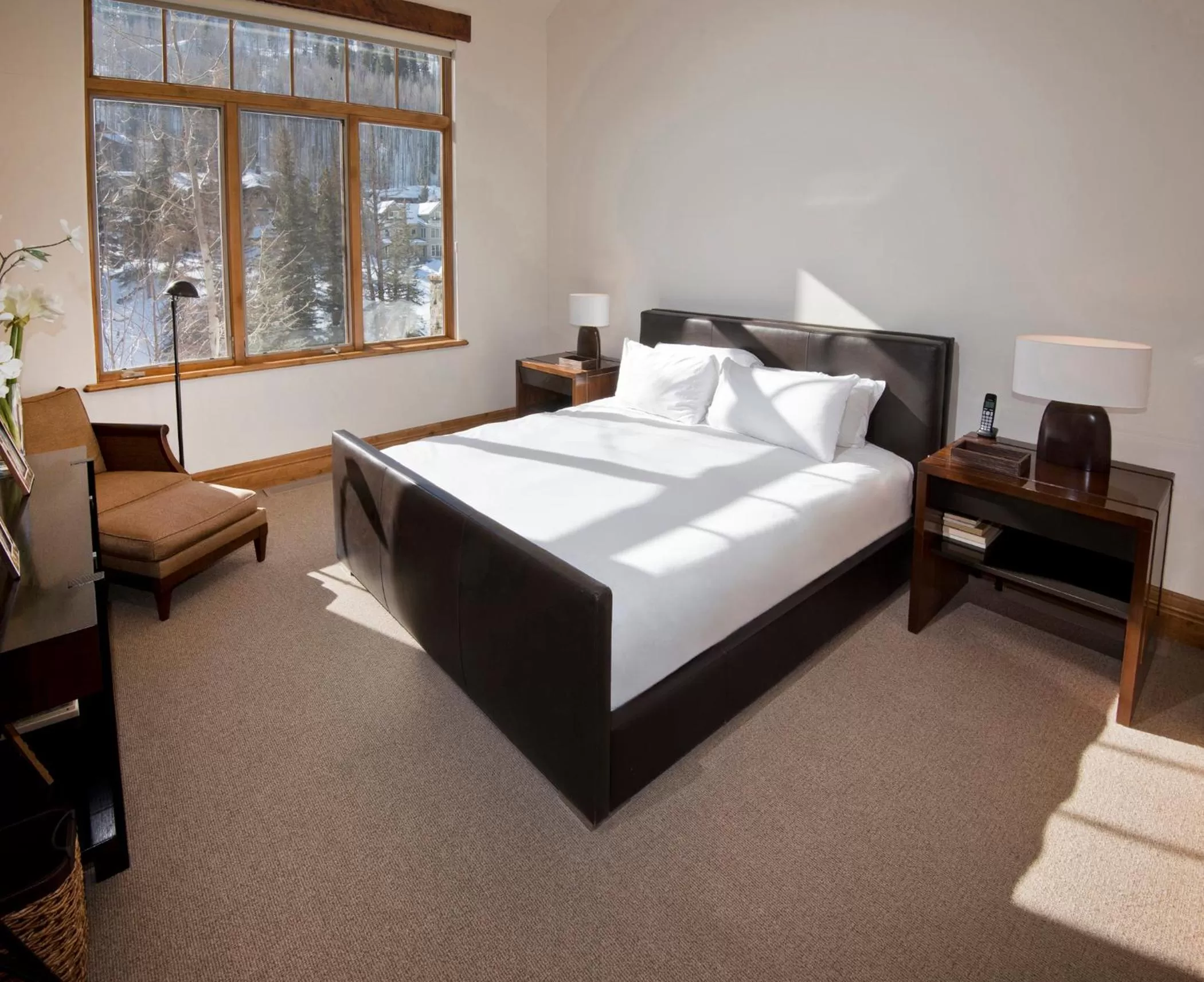 Bed in The Arrabelle at Vail Square, a RockResort, by Vail Resorts