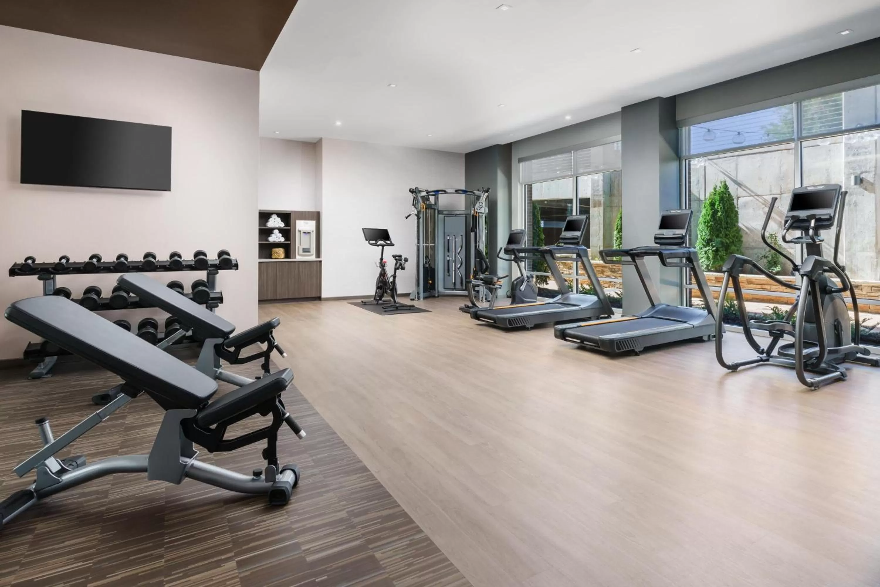 Fitness centre/facilities in AC Hotel By Marriott Raleigh Downtown