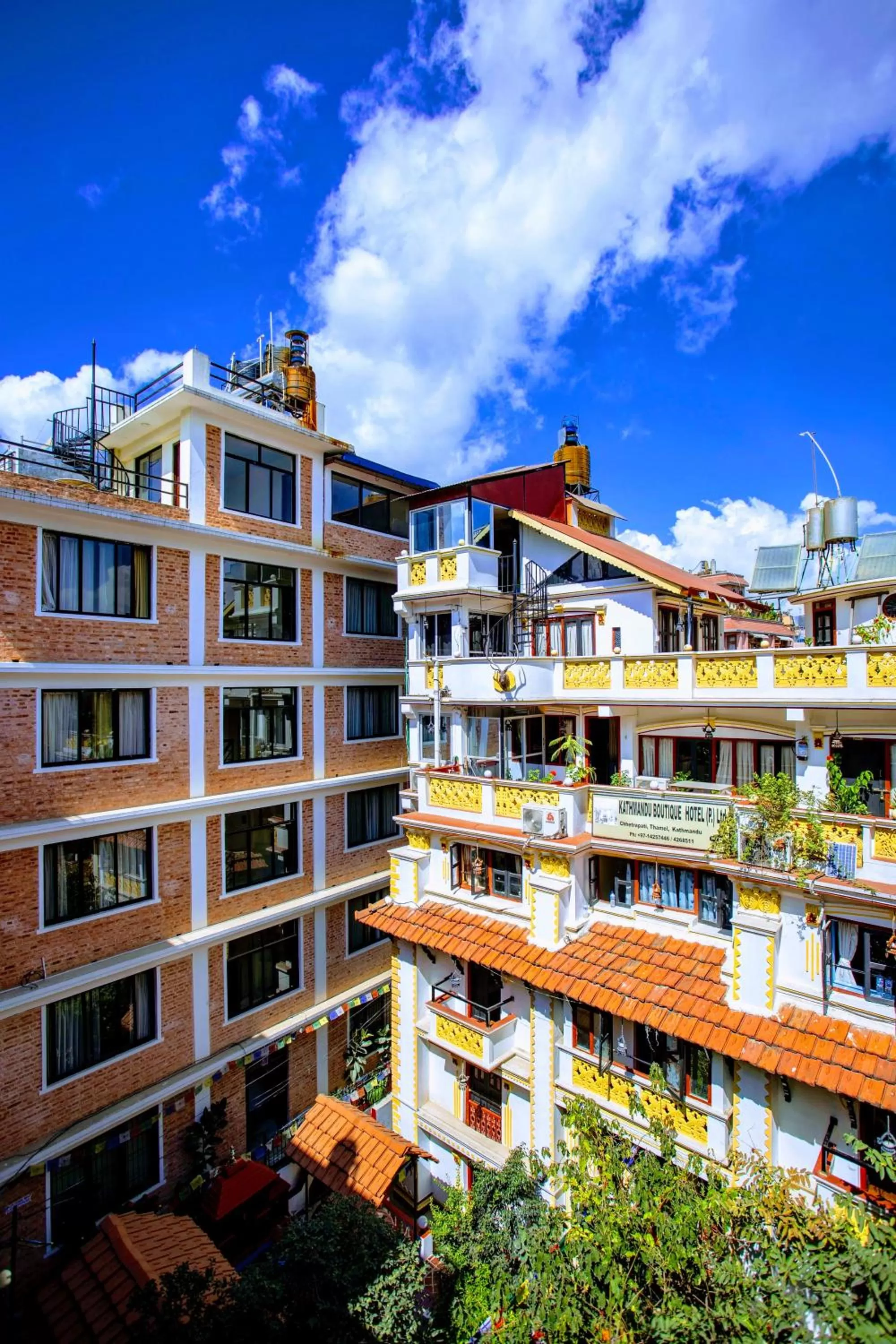 Property building in Kathmandu Boutique Hotel