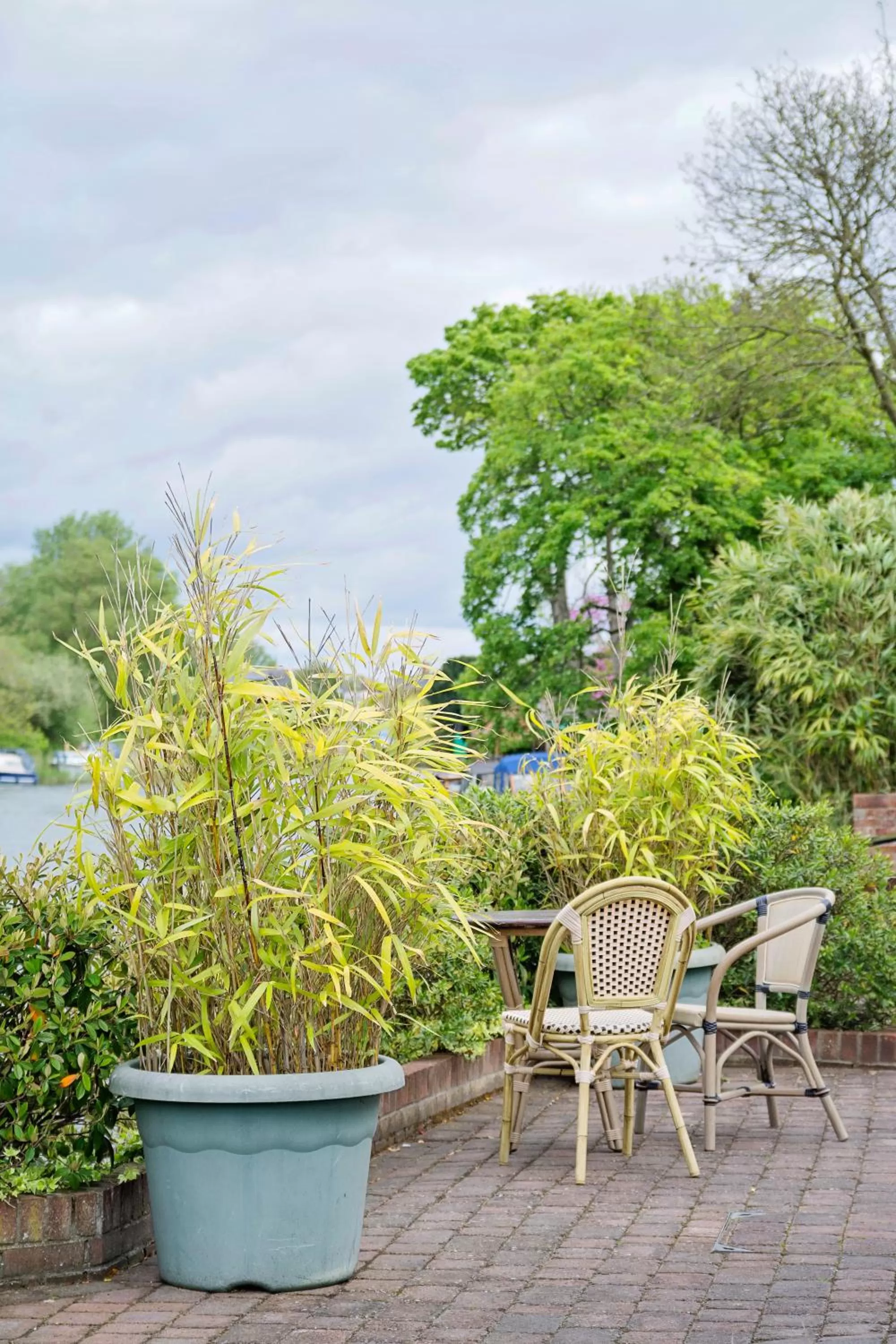 Patio in Waveney House Hotel