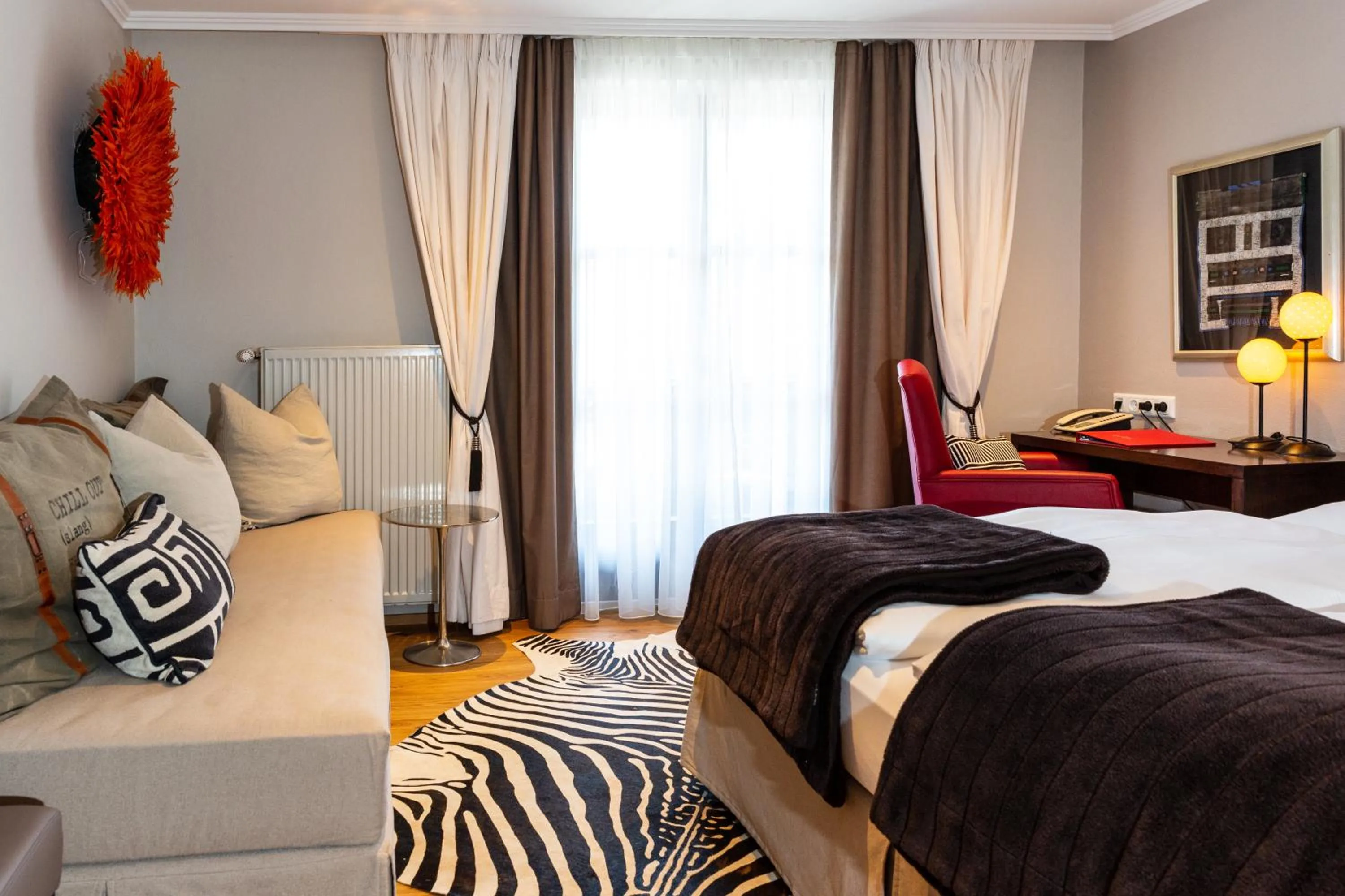 Bed in Landhotel Gottinger