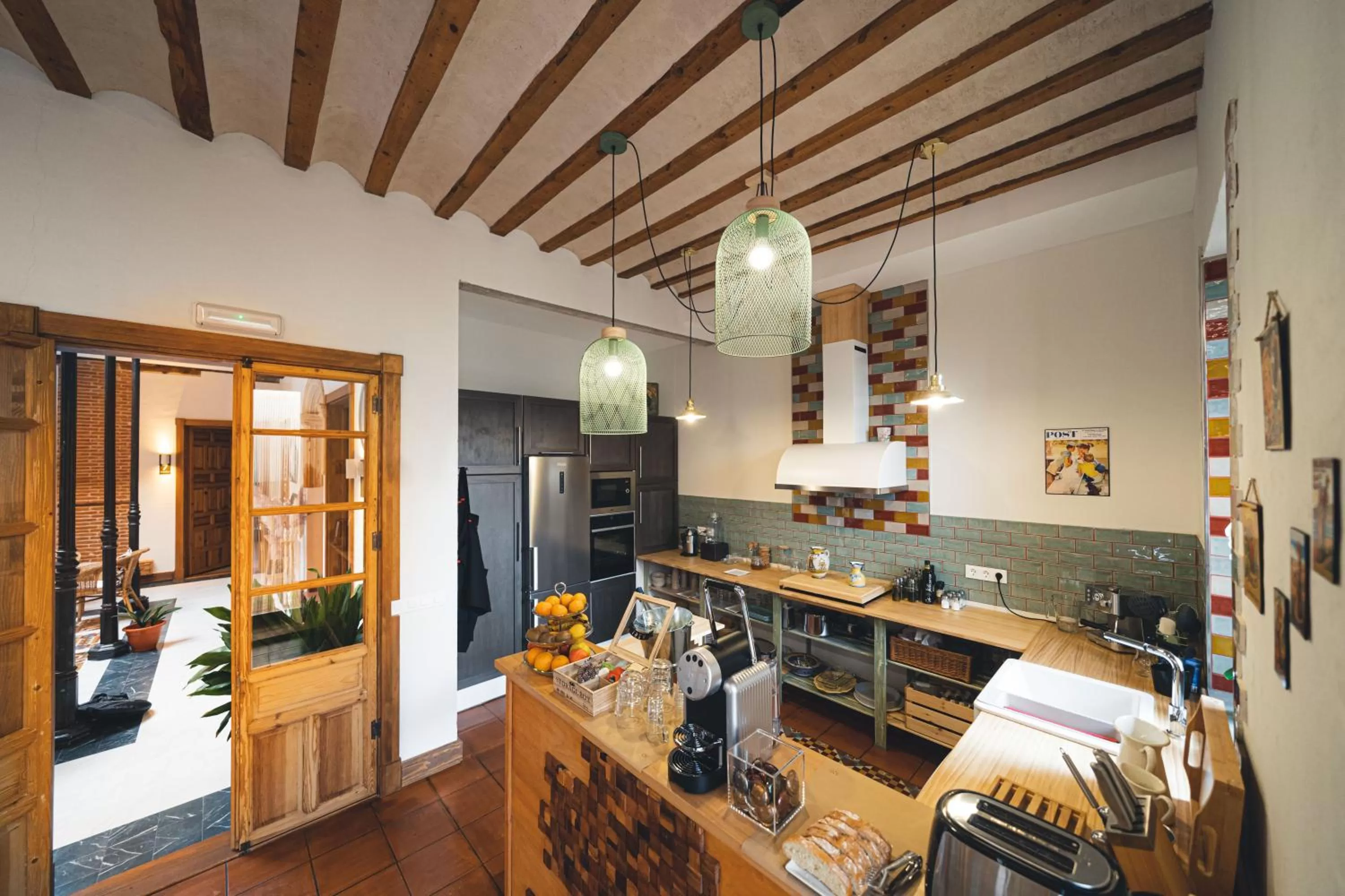 Kitchen or kitchenette in La Casa del Médico Hostería Rural