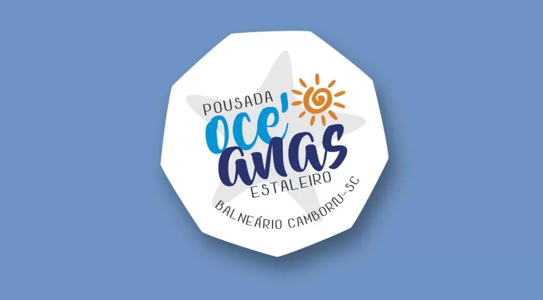 Property Logo/Sign in Pousada OceAnas Frente Mar Estaleiro