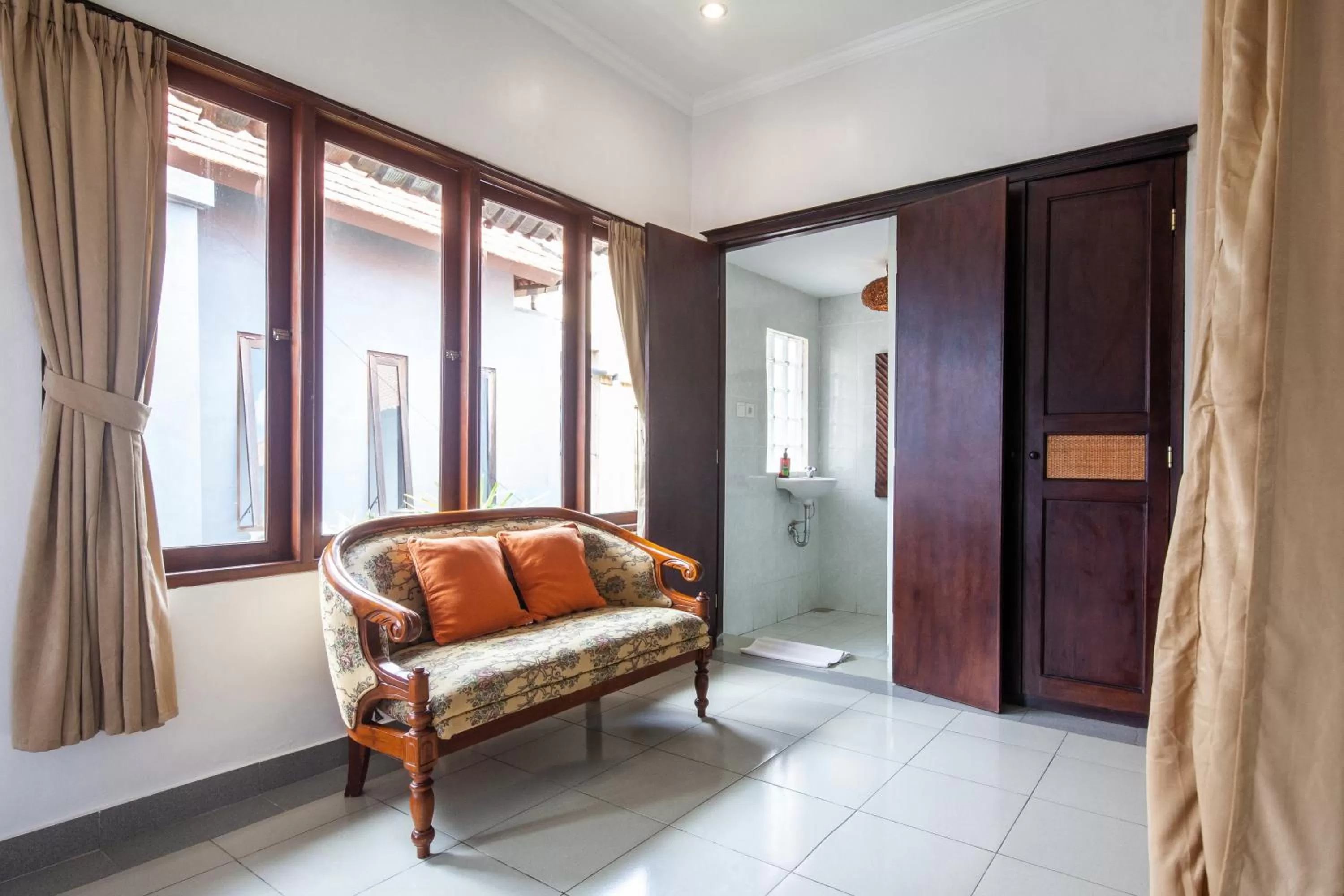 Living room in Outpost Ubud