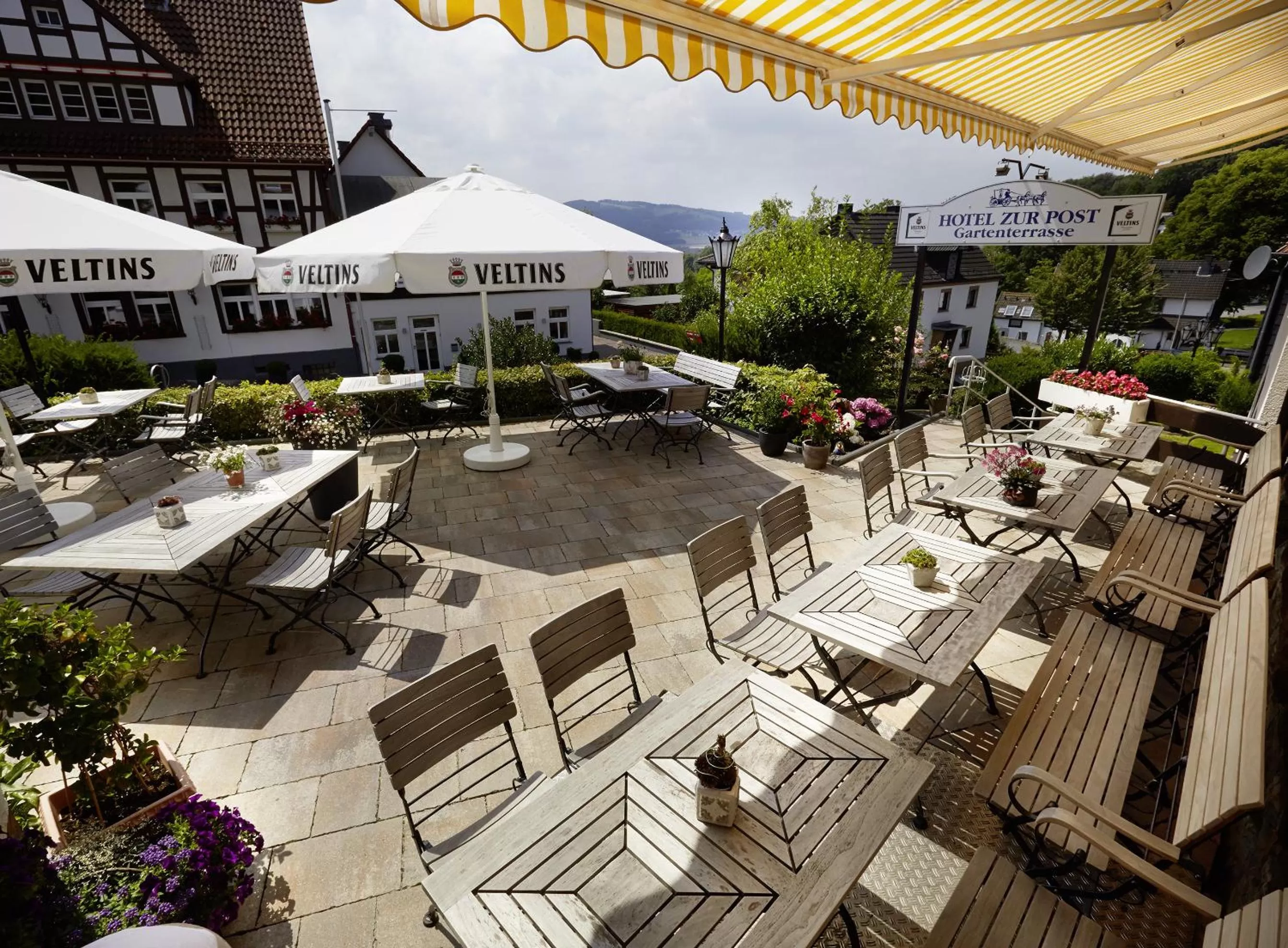 Balcony/Terrace in Hotel Zur Post