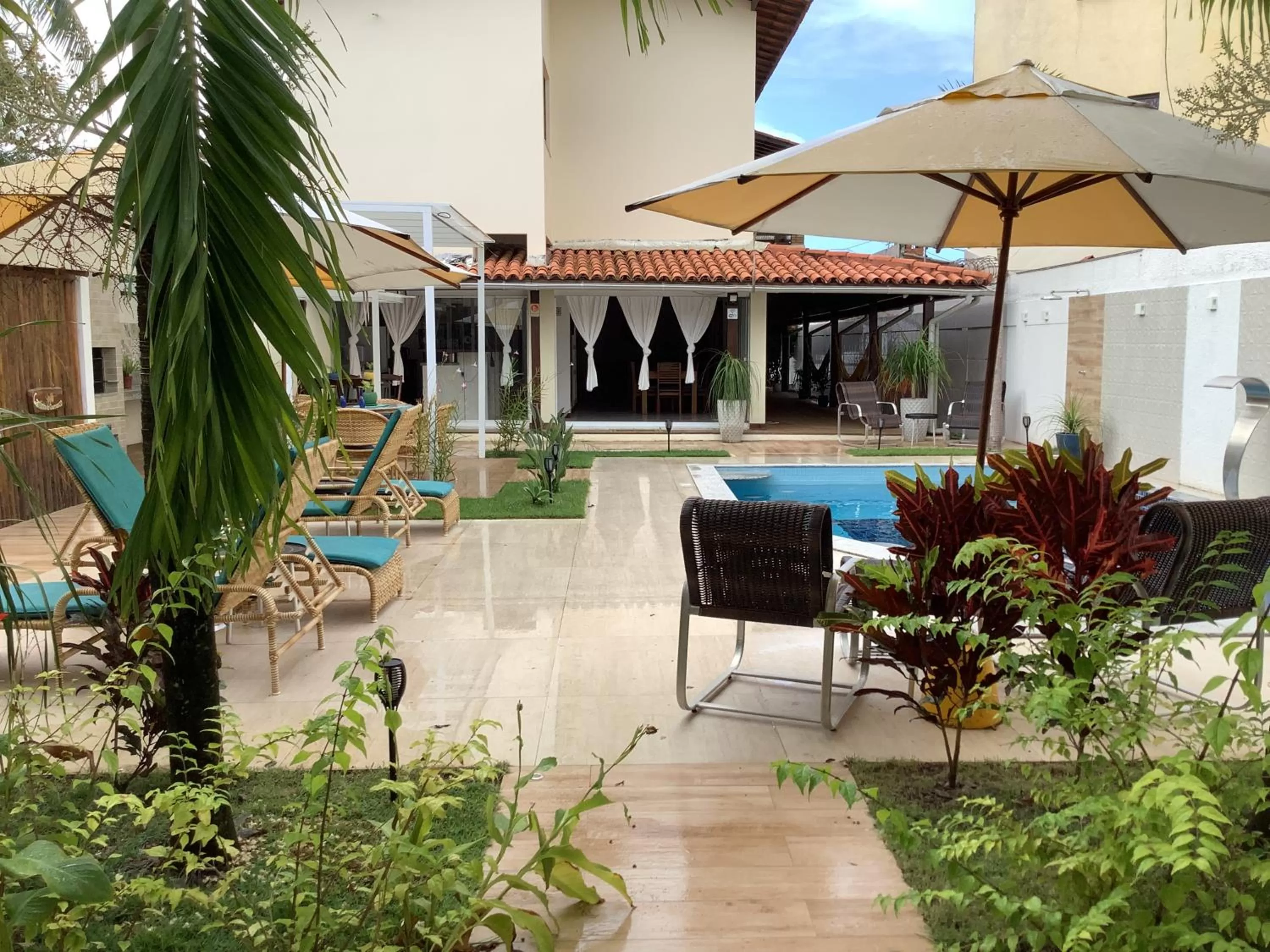 Patio in Pousada Villa Encantada LGBTQIAPlus