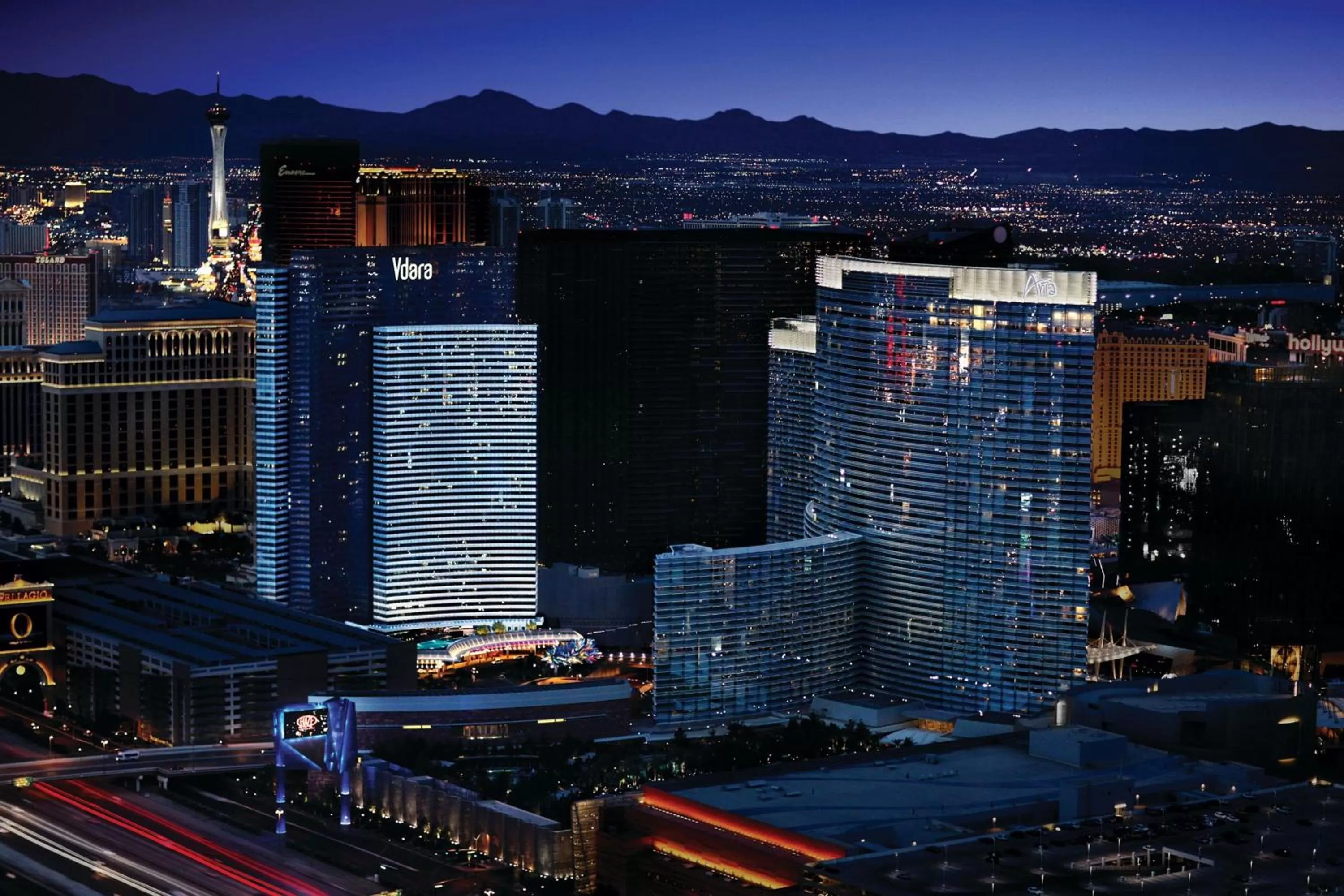 Property building in Vdara Hotel & Spa at ARIA Las Vegas