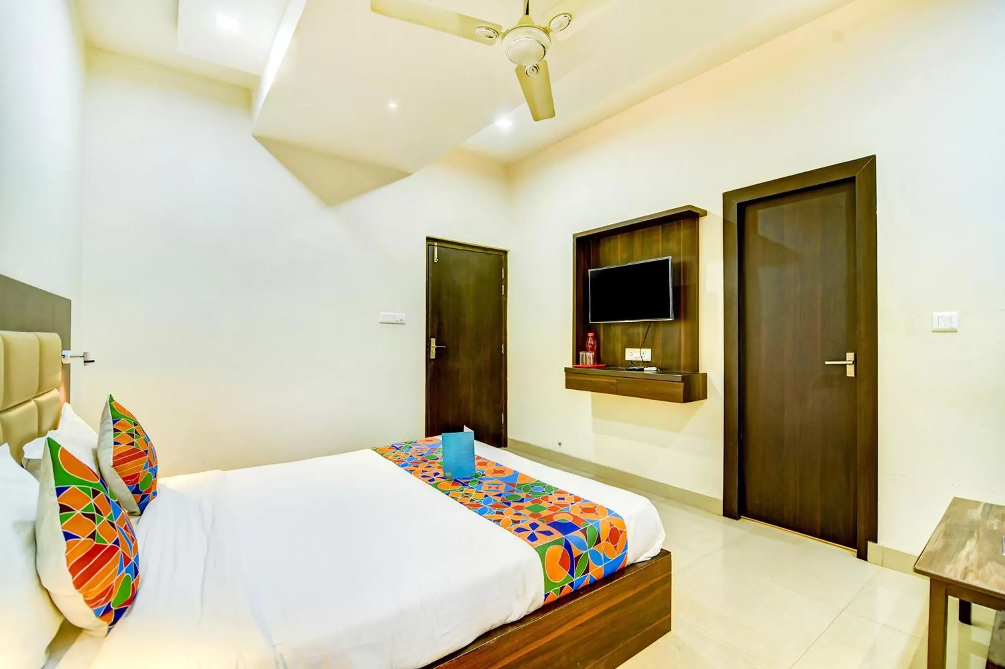Bedroom, Bed in FabHotel Solitaire Inn Tilak Nagar