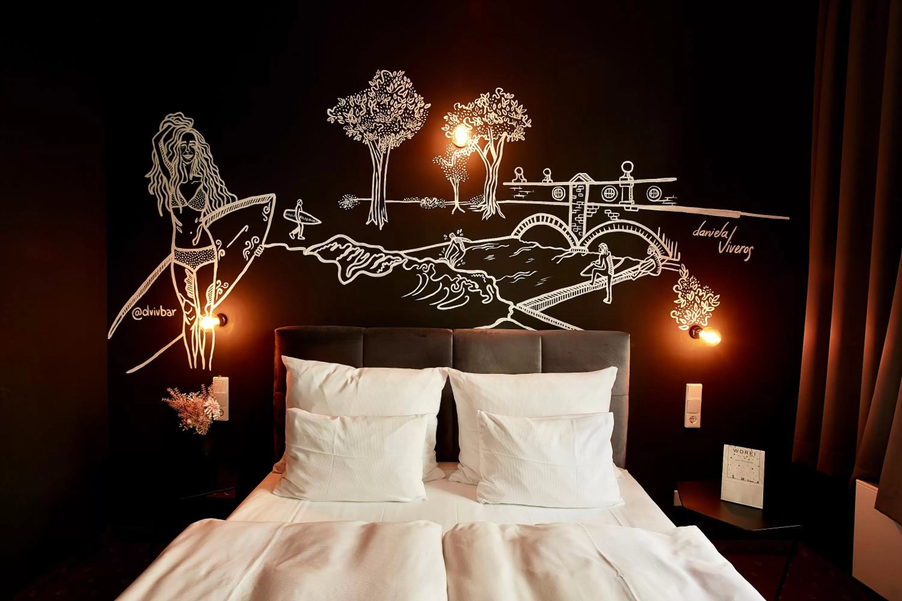 Decorative detail in WDREI Hotel