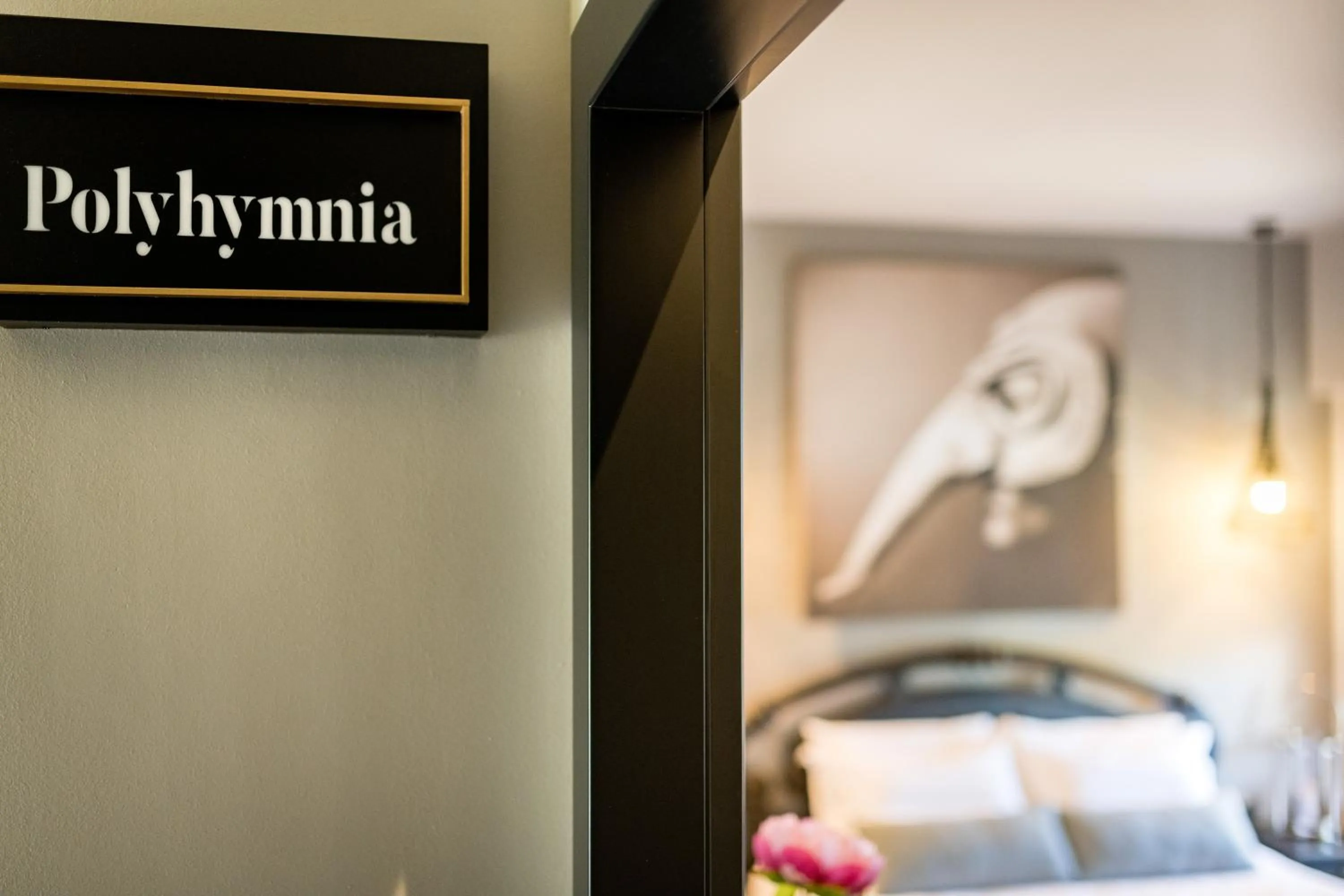 Bed in Anthemion Suites and Villas