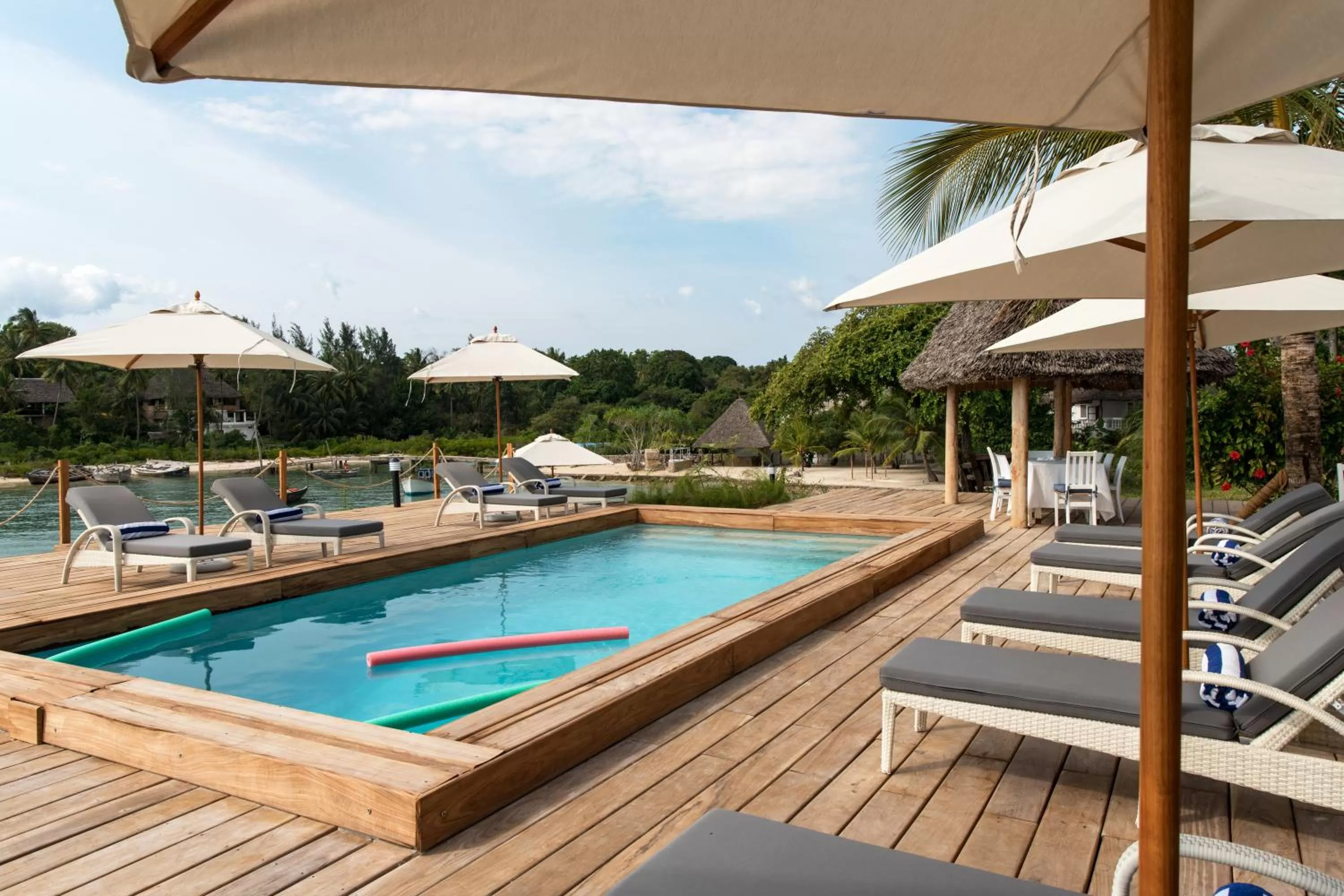 Patio in Chuini Zanzibar Lodge by NEWMARK