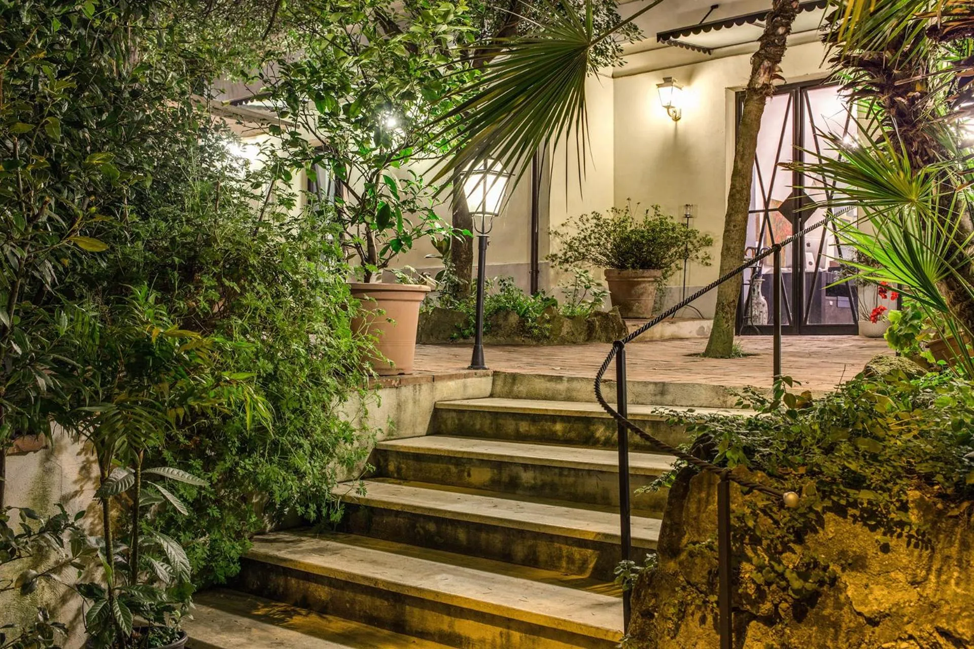 Garden in Hotel Villa Linneo