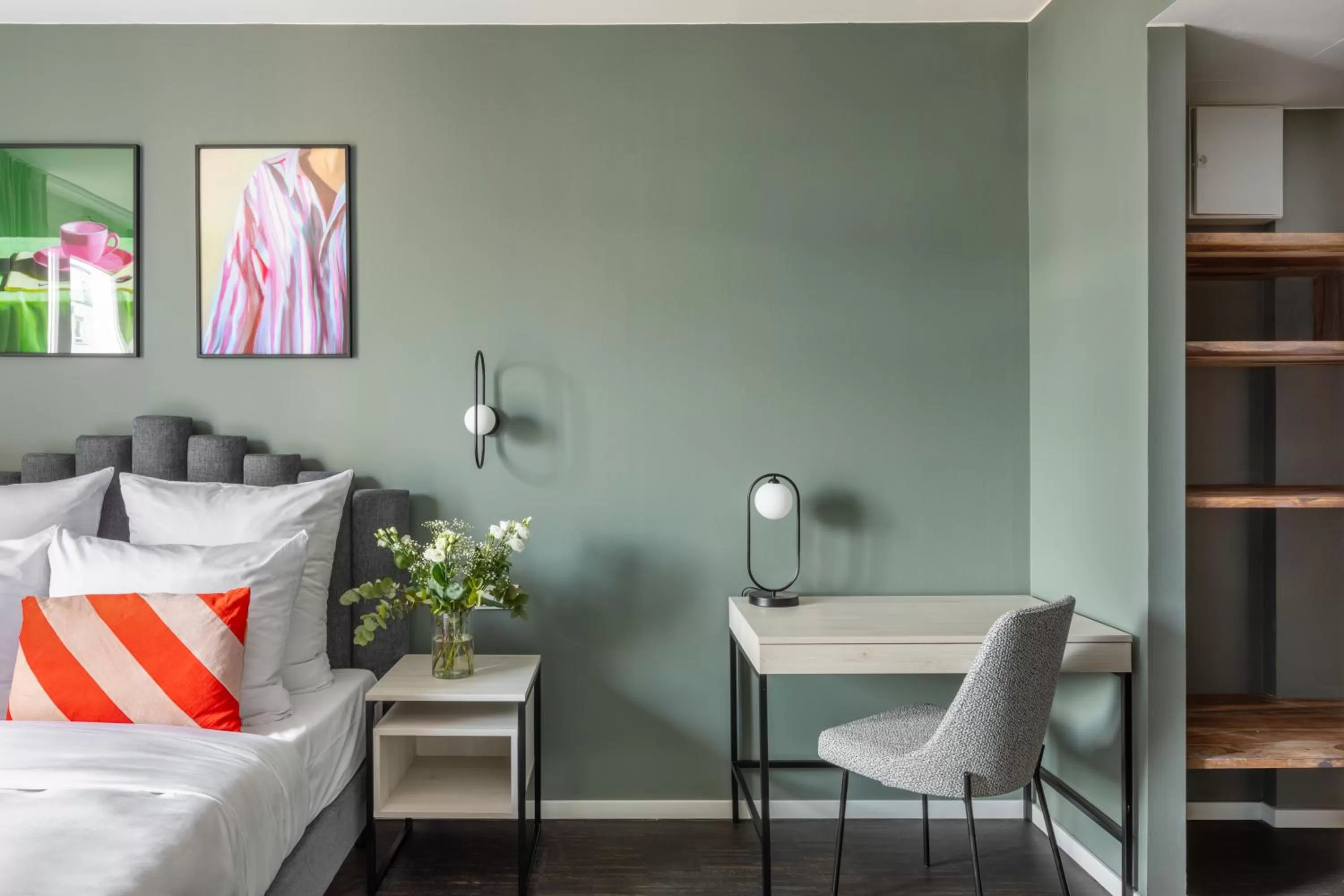 Bedroom, Bed in Numa Berlin Boxer