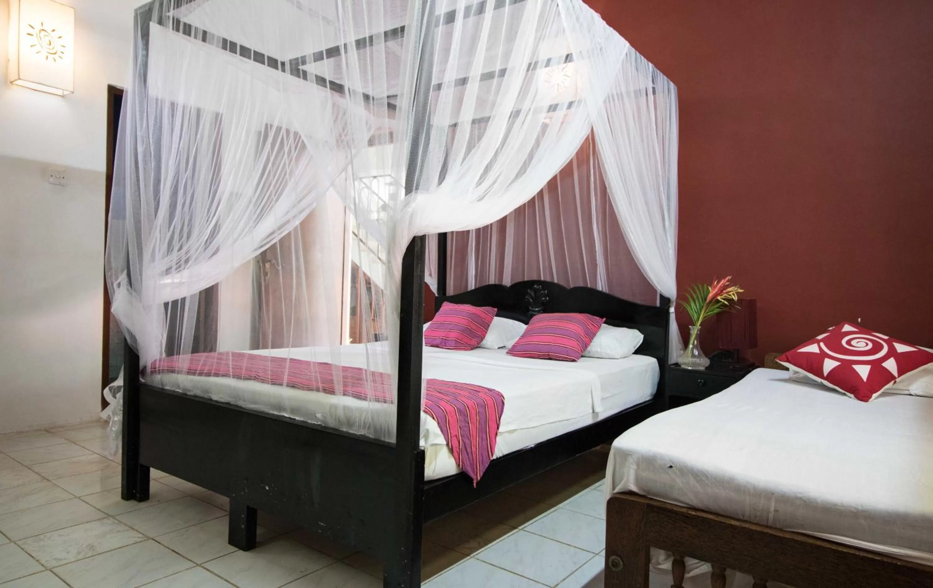 Bed in Villa Taprobane