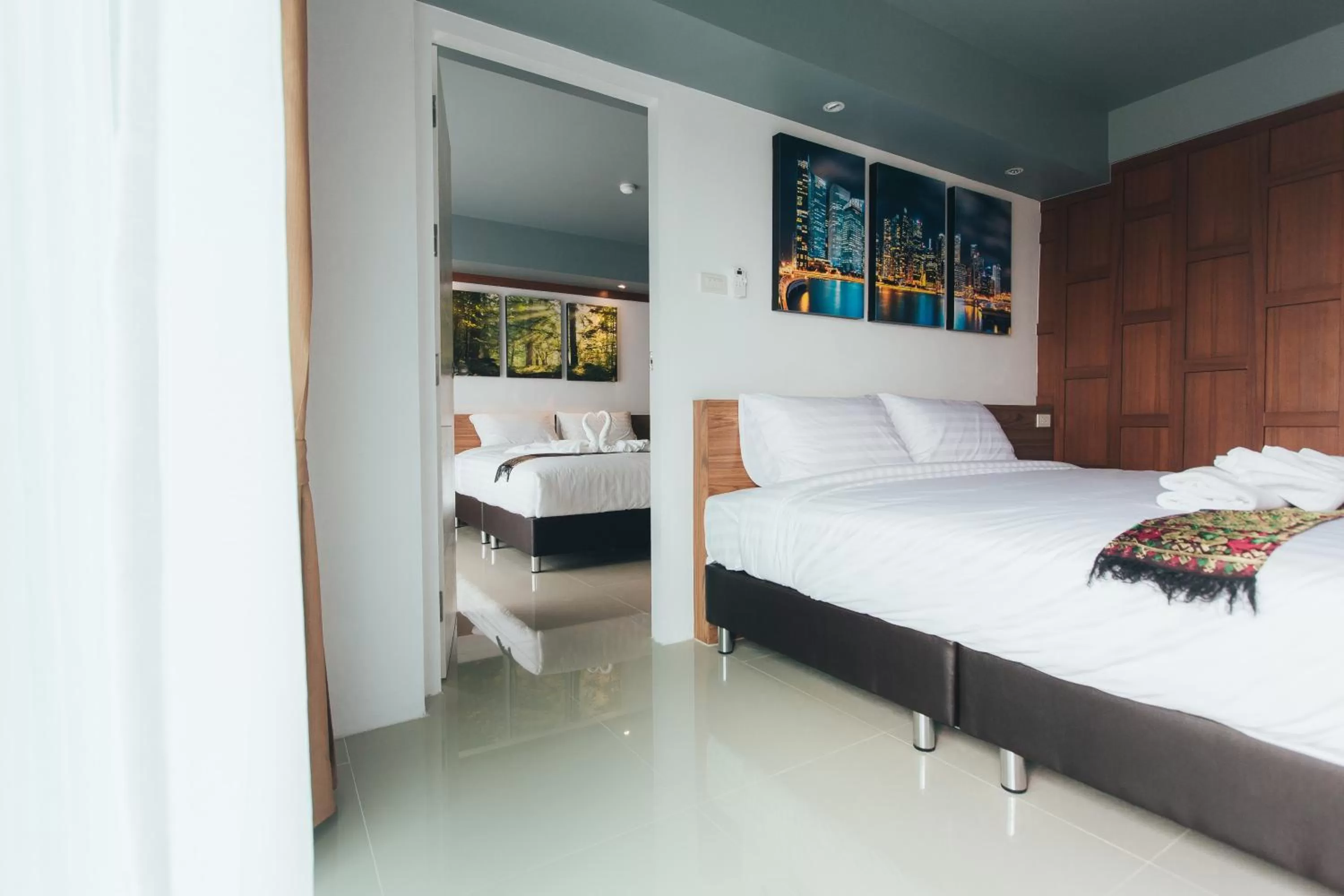 Bed in PP@Hotel Rangsit