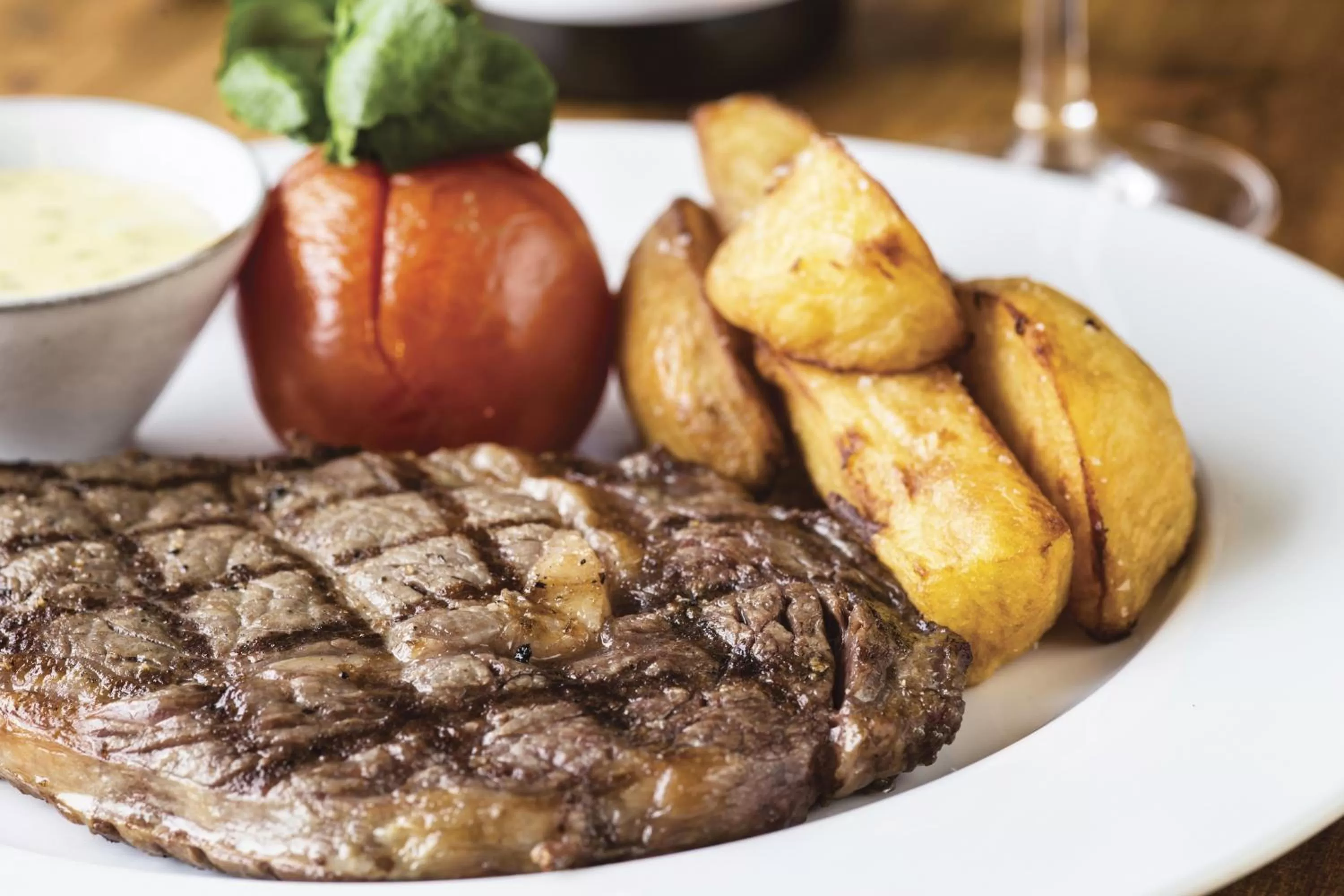 Food close-up in The Old Stocks Inn