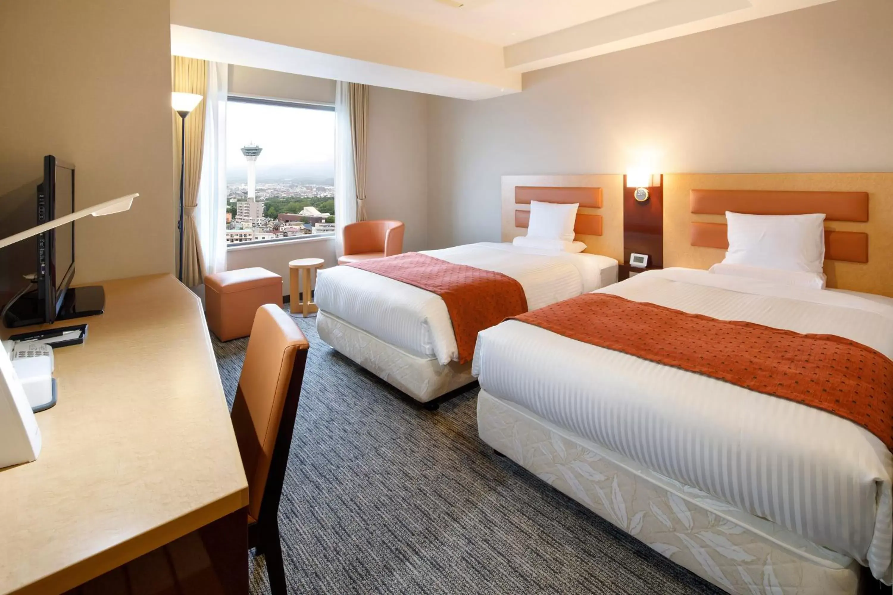 Superior Twin Room - single occupancy - Non-Smoking with 1 Extra Bed for 3 guests in HOTEL MYSTAYS Hakodate Goryokaku Superior Twin Room - single occupancy - Non-Smoking with 1 Extra Bed for 3 guests in HOTEL MYSTAYS Hakodate Goryokaku