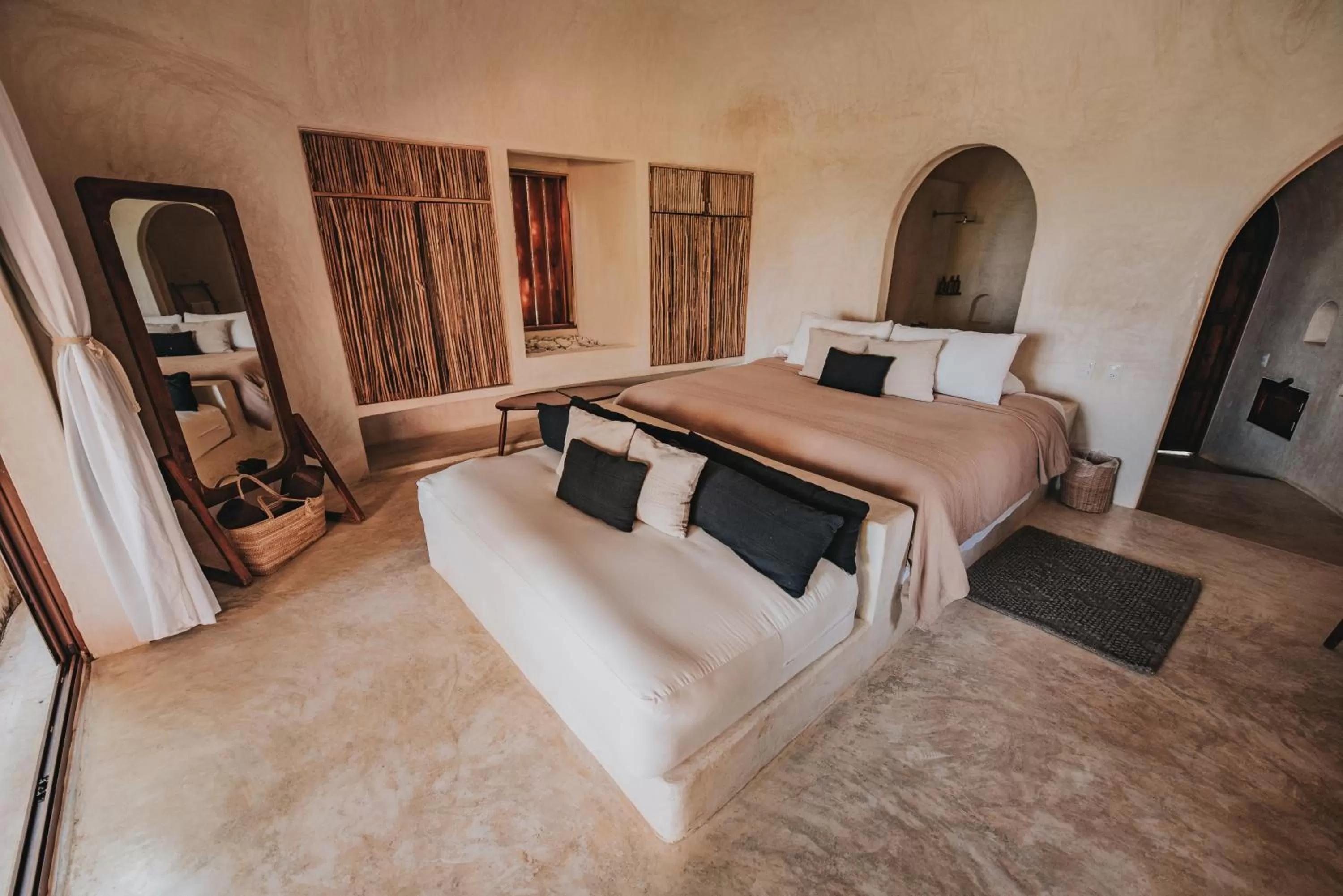 Bed in Papaya Playa Project, Tulum, a Member of Design Hotels