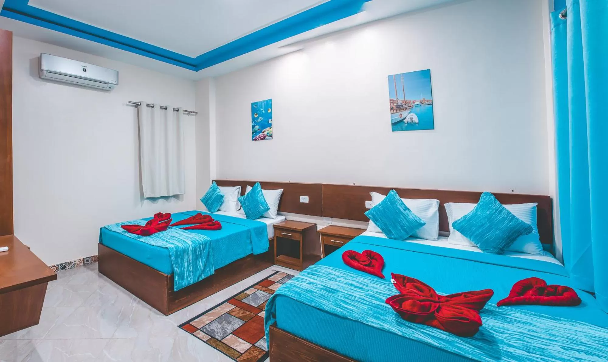 Bed in Seaview Panorama Hotel