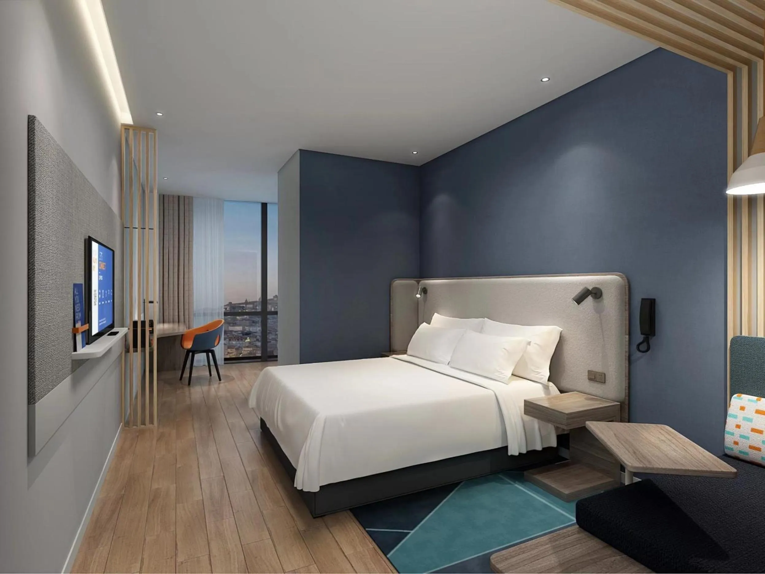 Photo of the whole room, Bed in Holiday Inn Express Yangjiang City Center by IHG