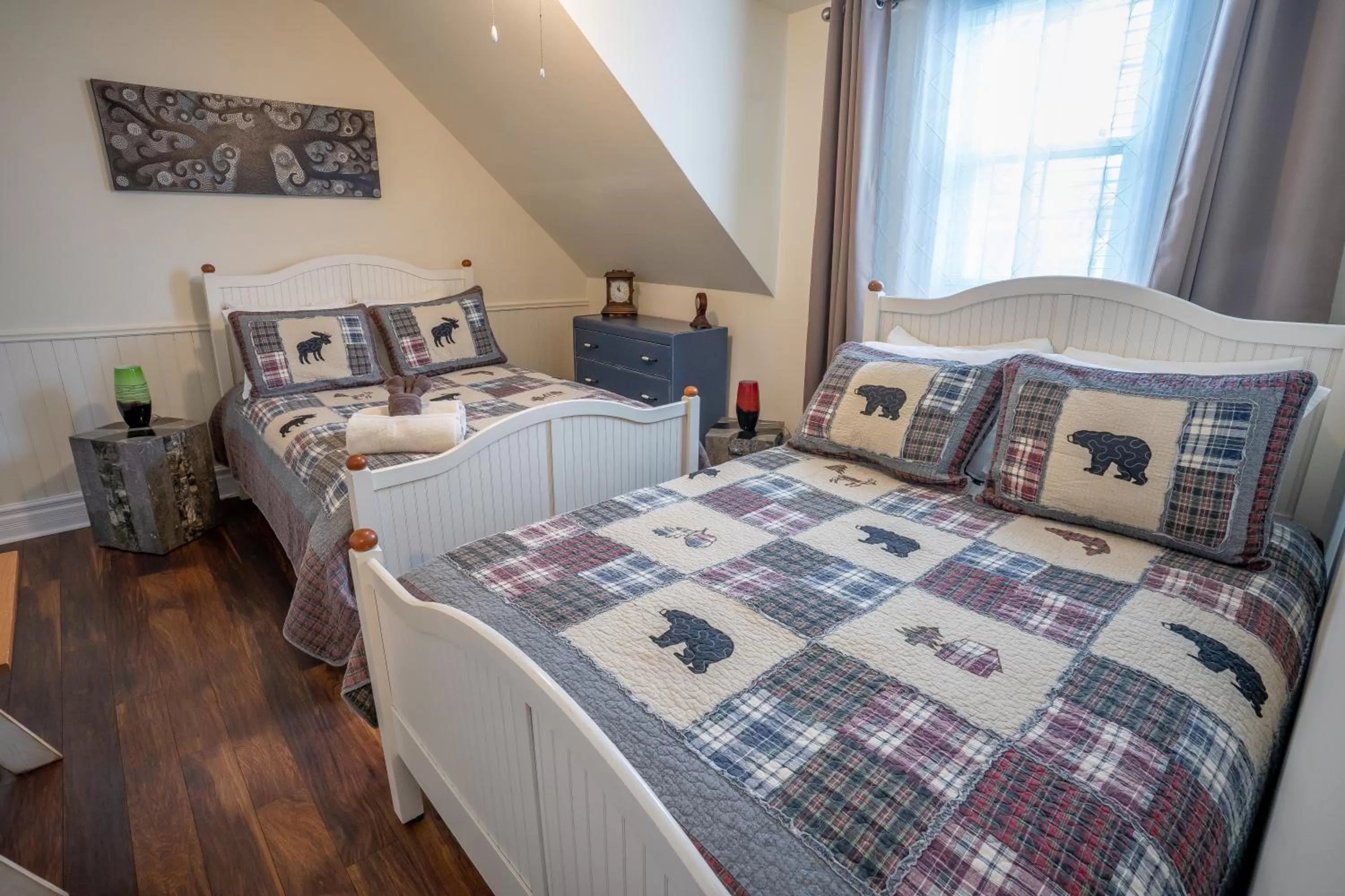 Bedroom, Bed in Au Coeur De Magog