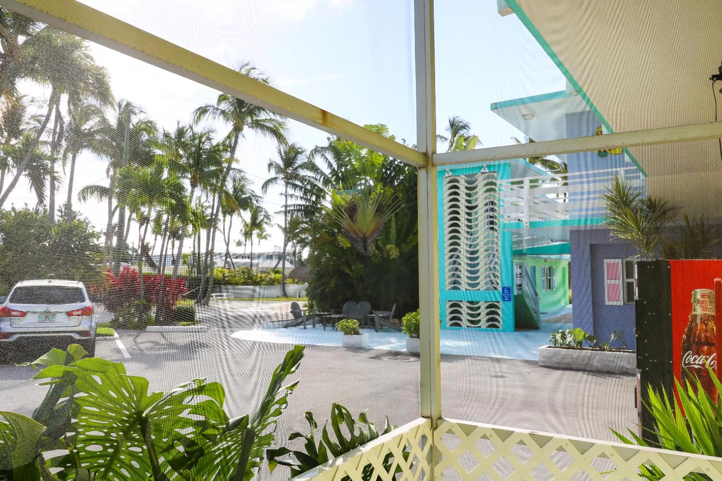 Patio in Drop Anchor Resort & Marina