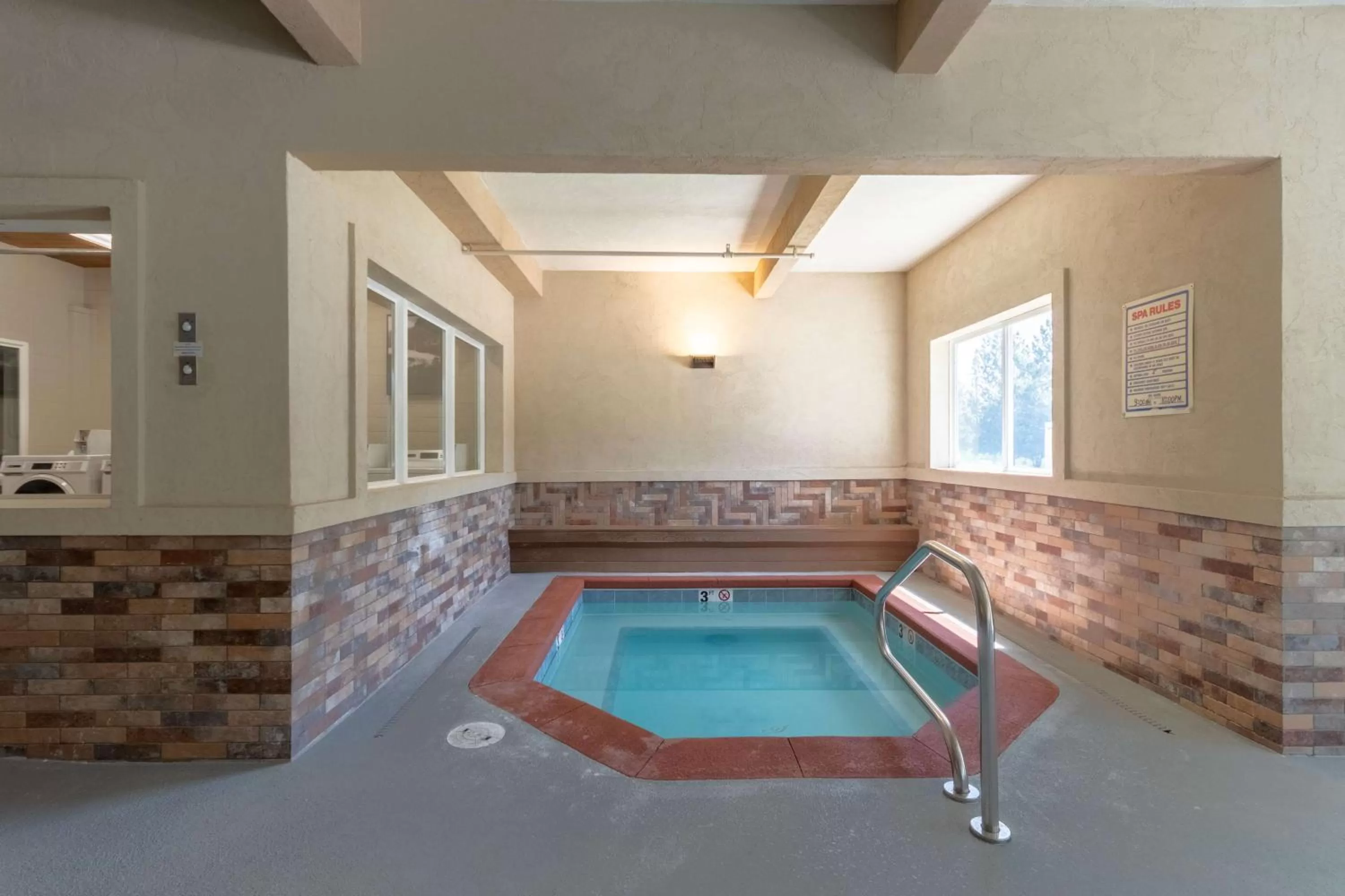 Pool view in SureStay Plus Hotel by Best Western Rexburg