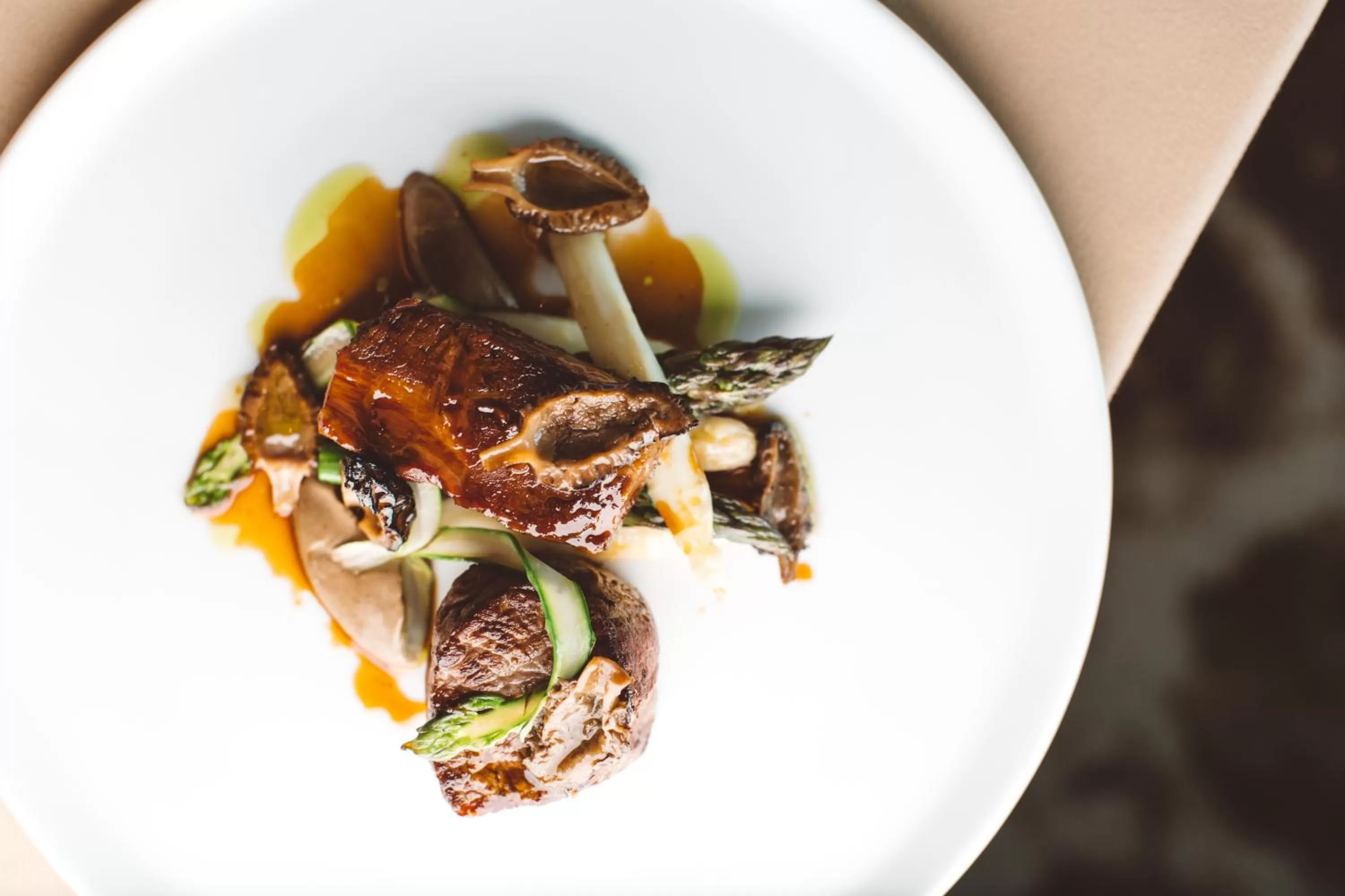 Food close-up in The Royal Yacht