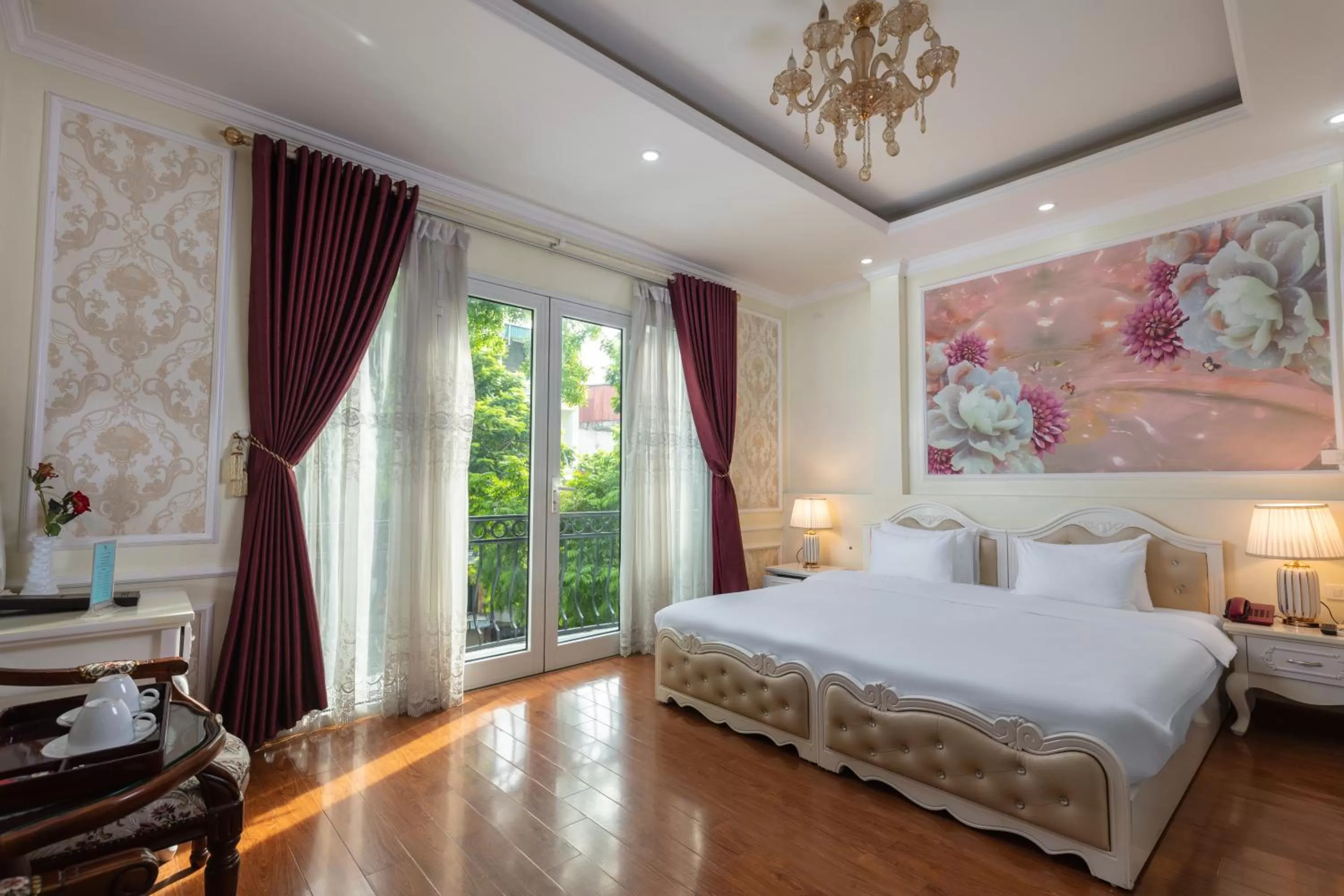 Bed in My Moon Hotel Hanoi