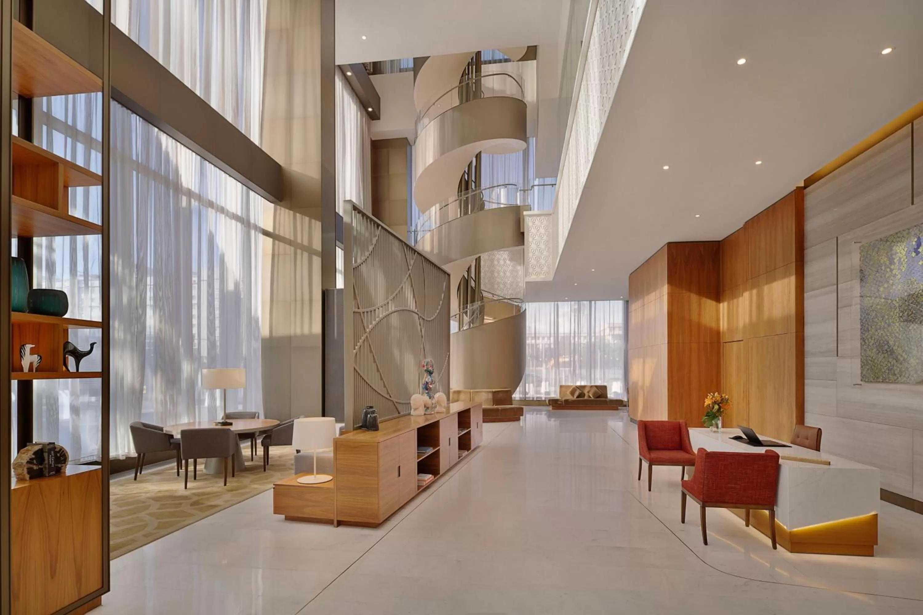 Lobby or reception in Sheraton Astana Hotel