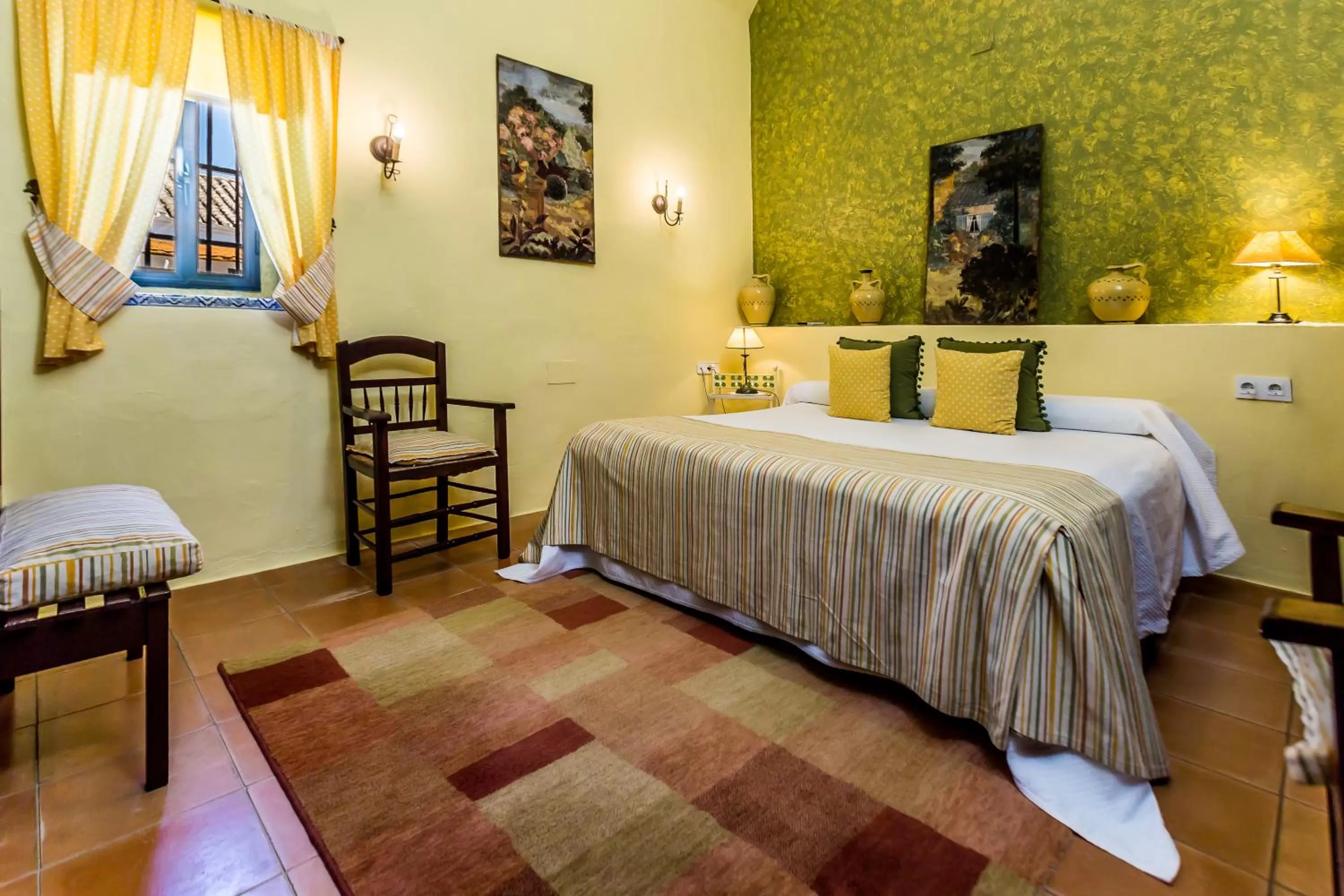 Bed in Hacienda El Santiscal