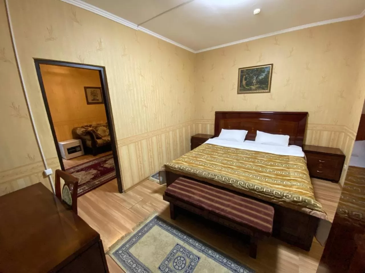 Bed in Deluxe SPA-Hotel