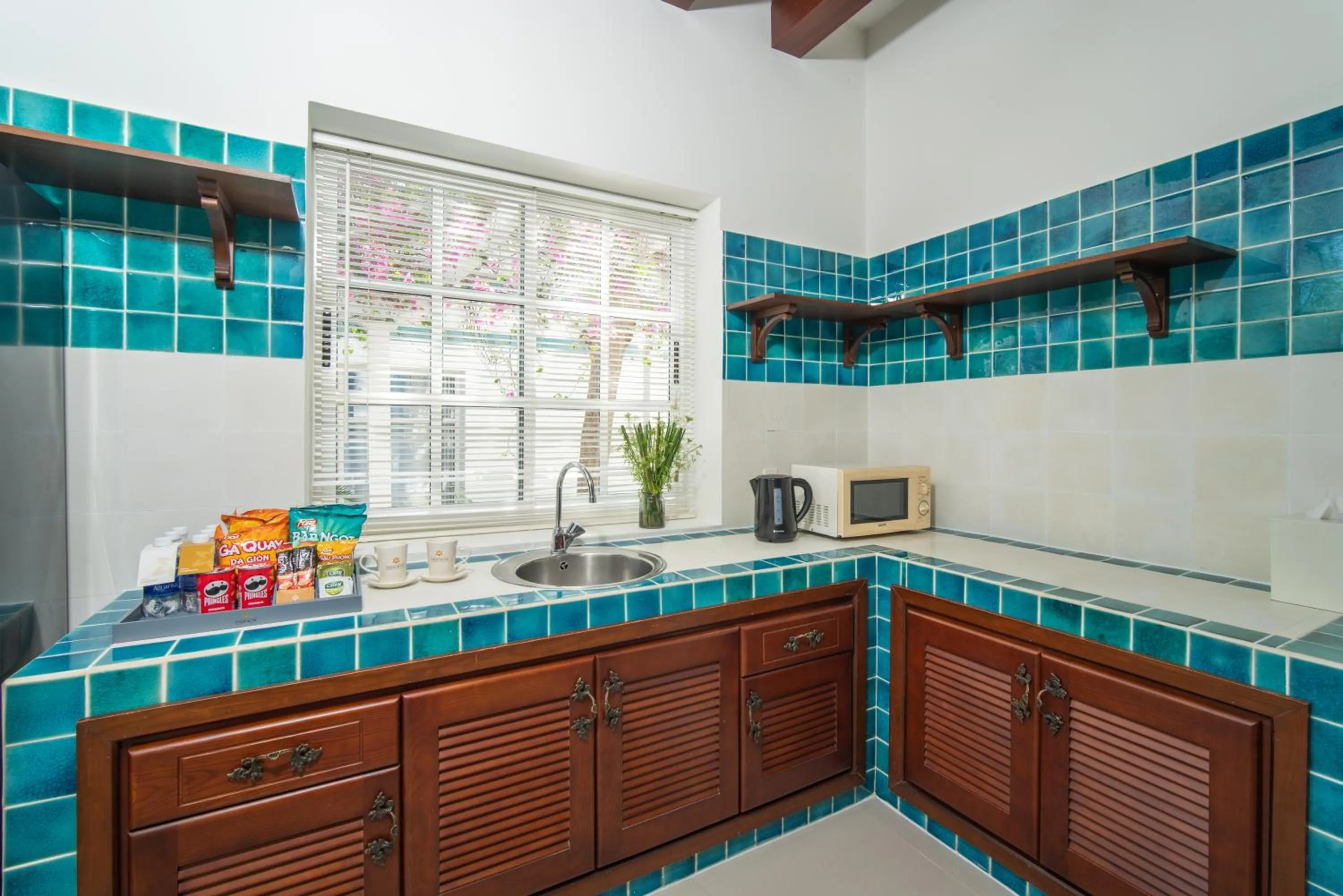 Kitchen or kitchenette in Fleur de Lys Resort & Spa Long Hai