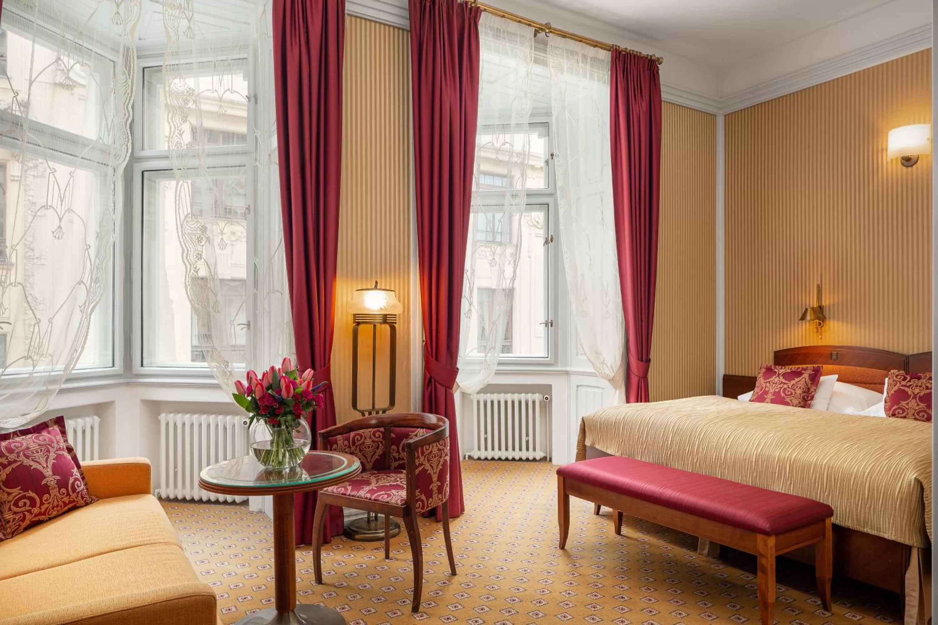 Photo of the whole room, Bed in Hotel Paris Prague