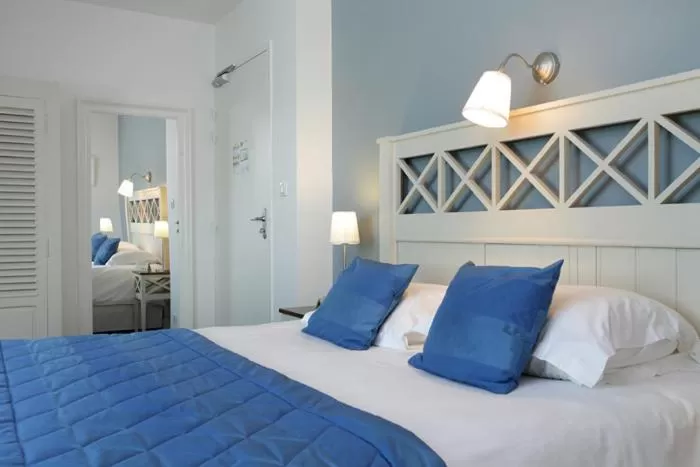 Bed in Logis Hotel, restaurant et spa Le Relais De Broceliande