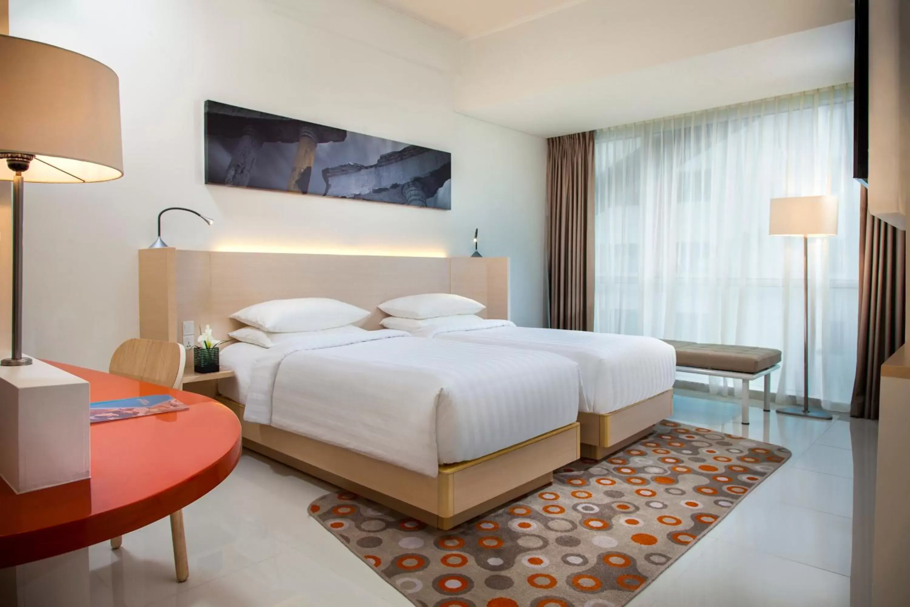 Deluxe Twin Room in Fairfield by Marriott Surabaya Deluxe Twin Room in Fairfield by Marriott Surabaya