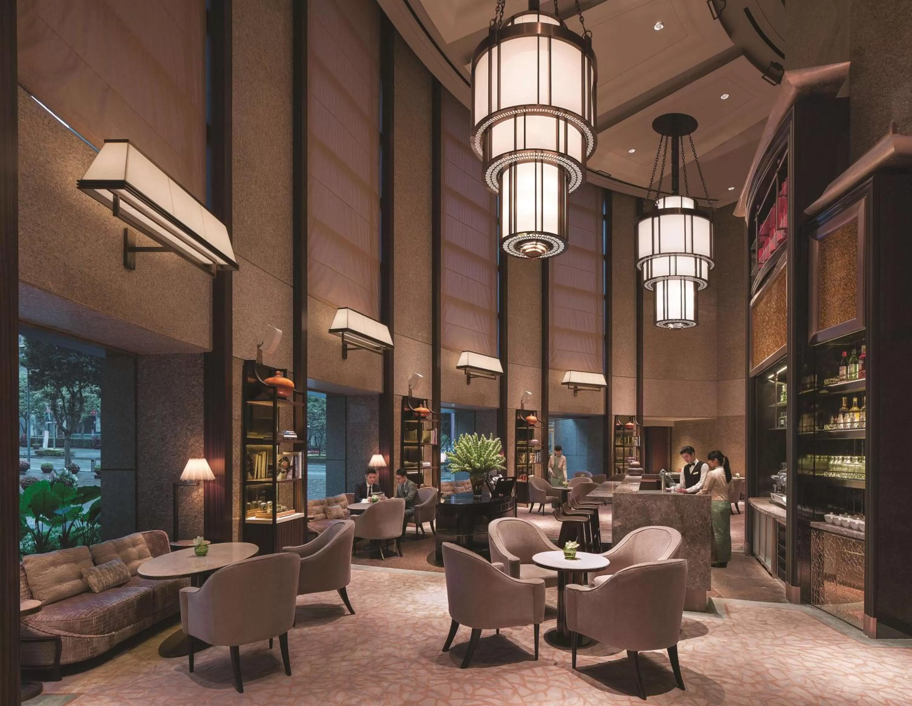Lounge or bar in Shangri-La Far Eastern, Taipei
