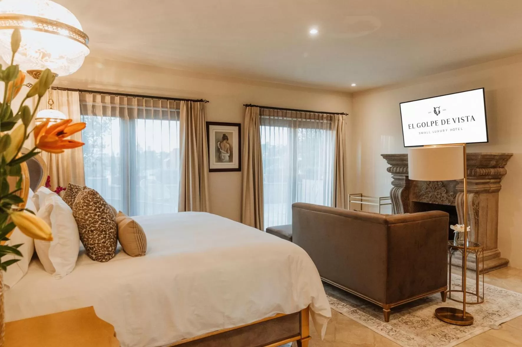 Photo of the whole room, Bed in El Golpe de Vista