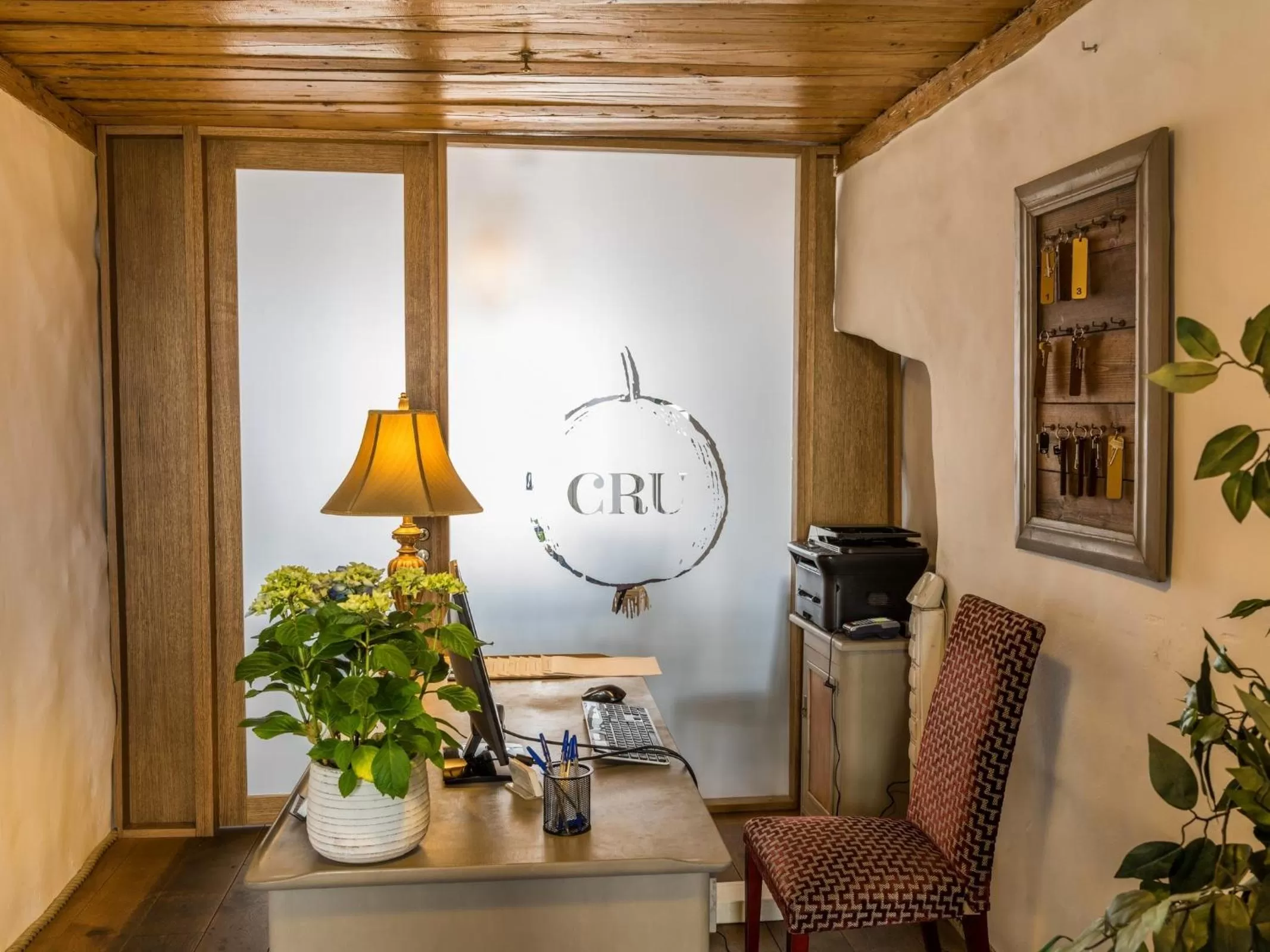 Lobby or reception in CRU Hotel